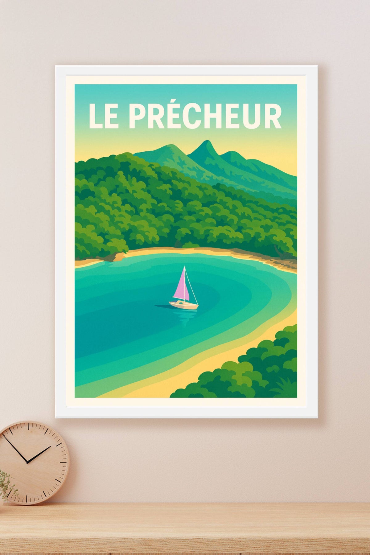 Affiche de Le Prêcheur - Plongée au cœur d'une baie tropicale