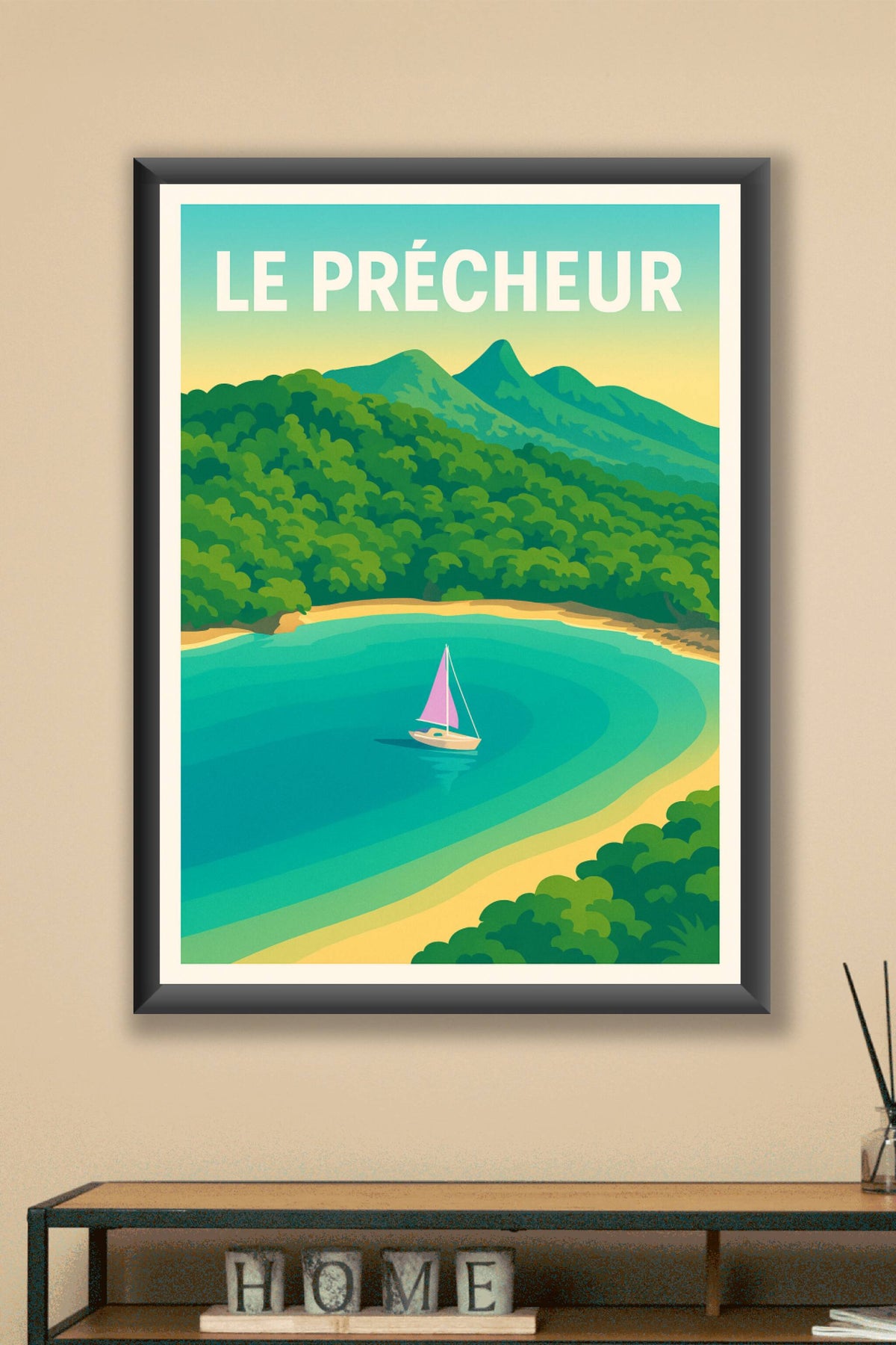 Affiche de Le Prêcheur - Plongée au cœur d'une baie tropicale