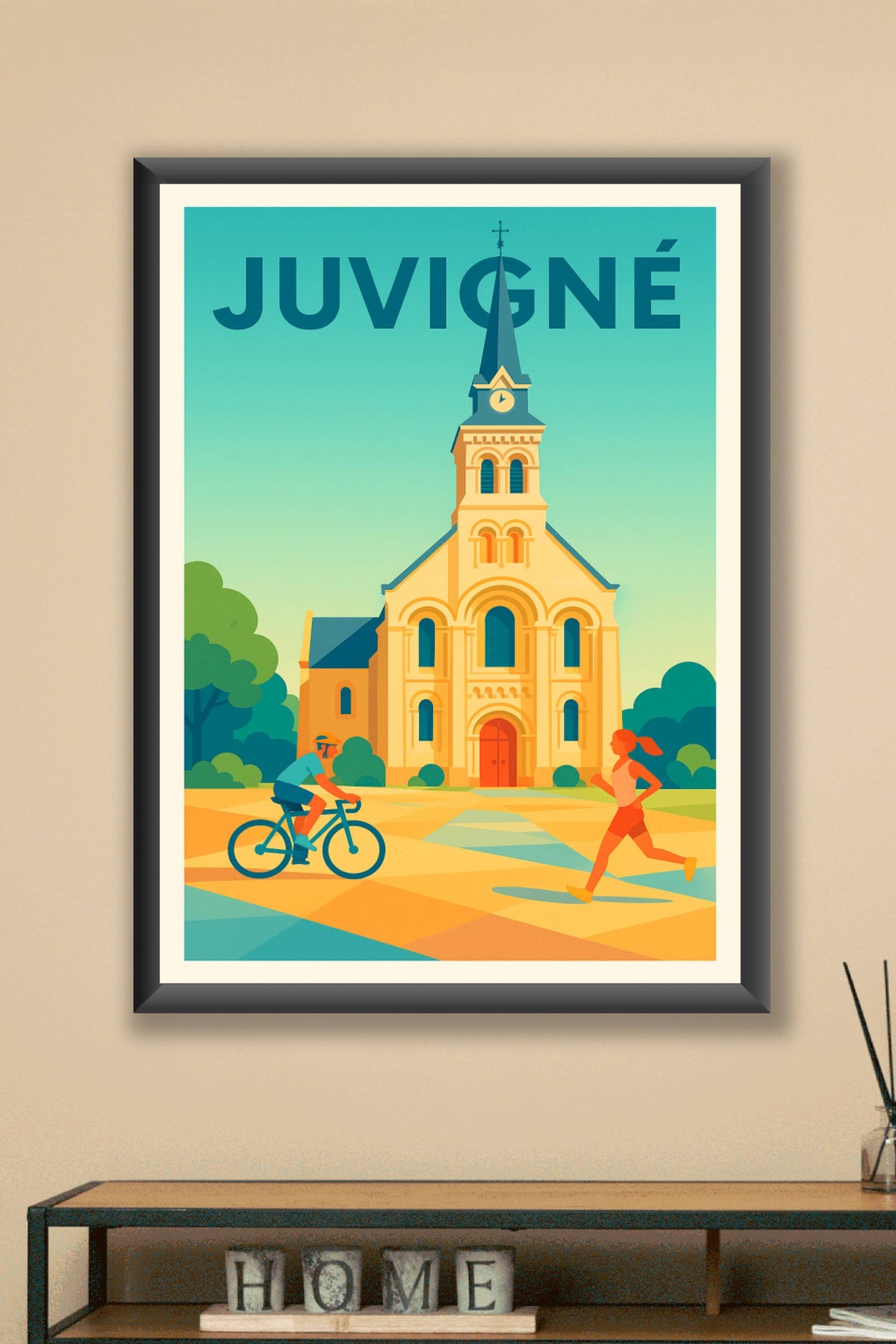 Affiche de Juvigné - Harmonie et vitalité au cœur du village