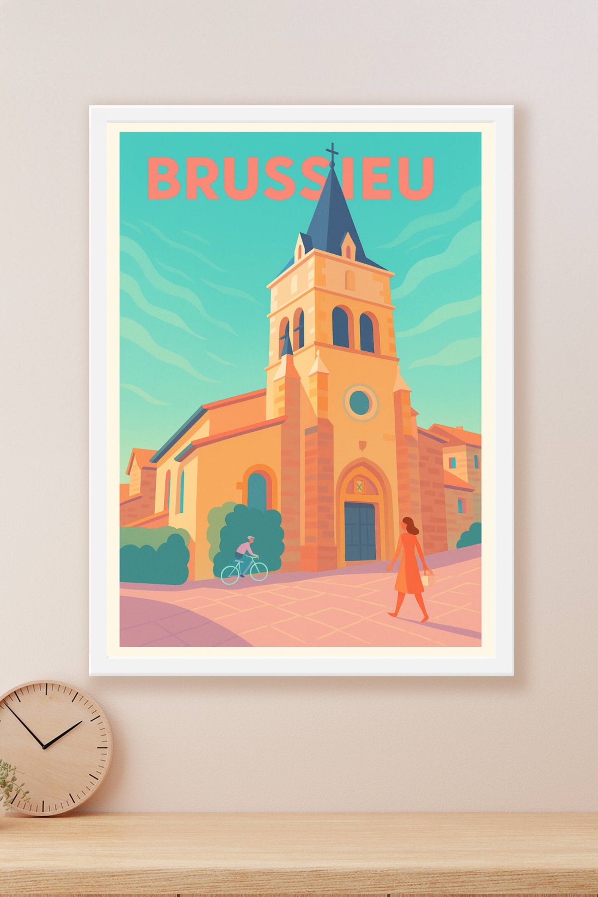 Affiche de Brussieu - Charme et sérénité au cœur de la Provence lyonnaise