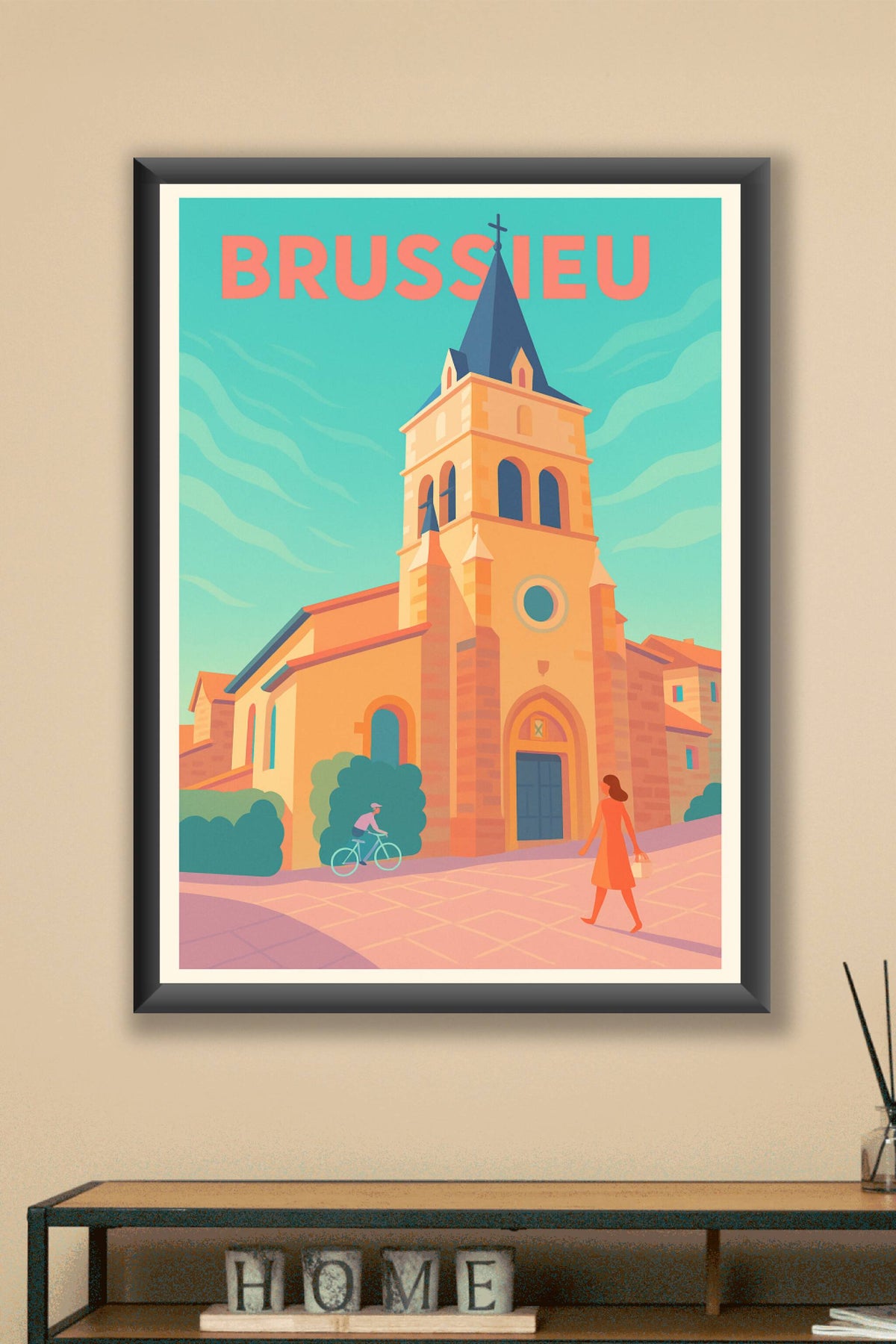 Affiche de Brussieu - Charme et sérénité au cœur de la Provence lyonnaise
