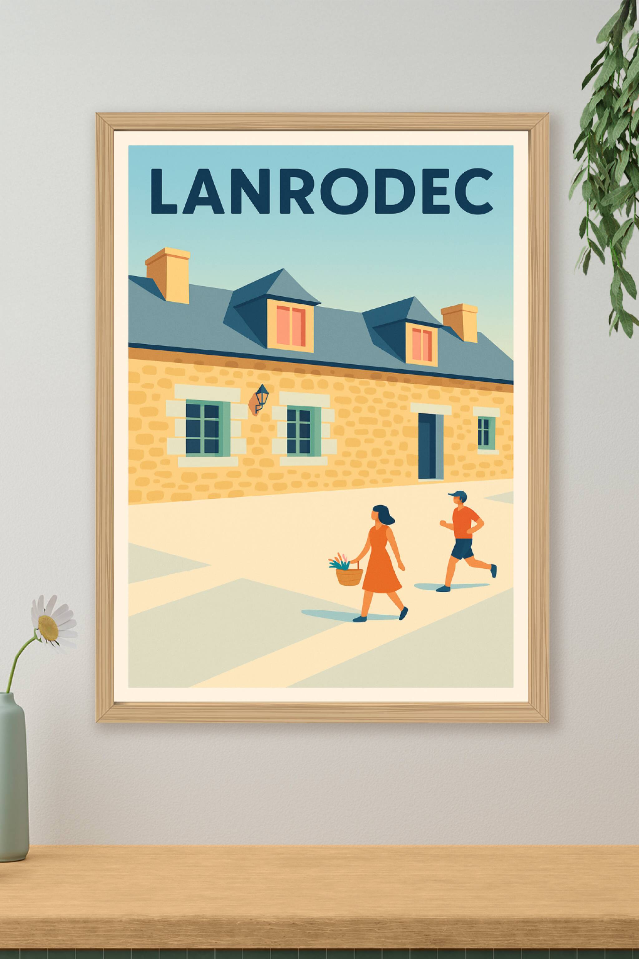 Affiche de Lanrodec - Charme et quiétude bretonne