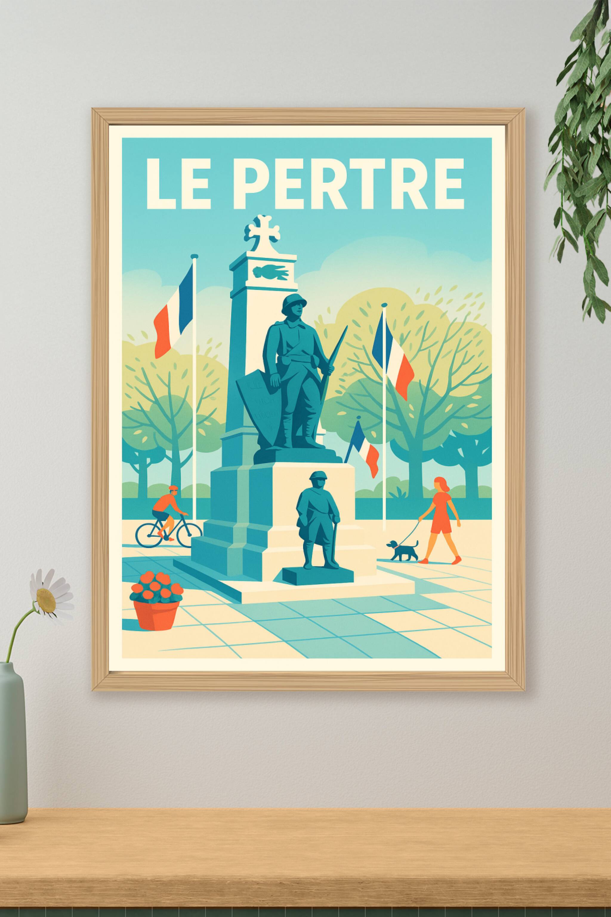 Affiche de Le Pertre - Souvenir et Sérénité en Bretagne