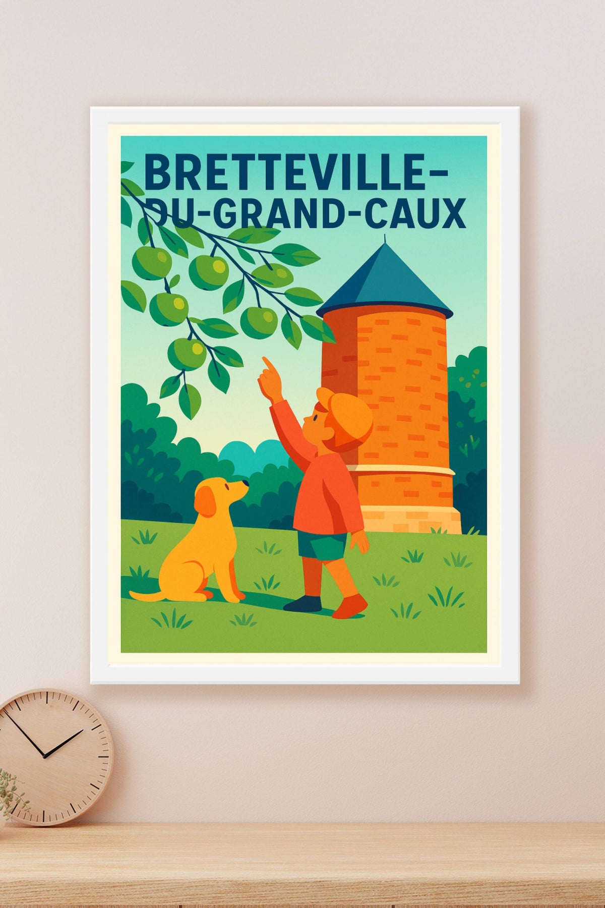 Affiche de Bretteville-du-Grand-Caux - Un havre de nature et de patrimoine