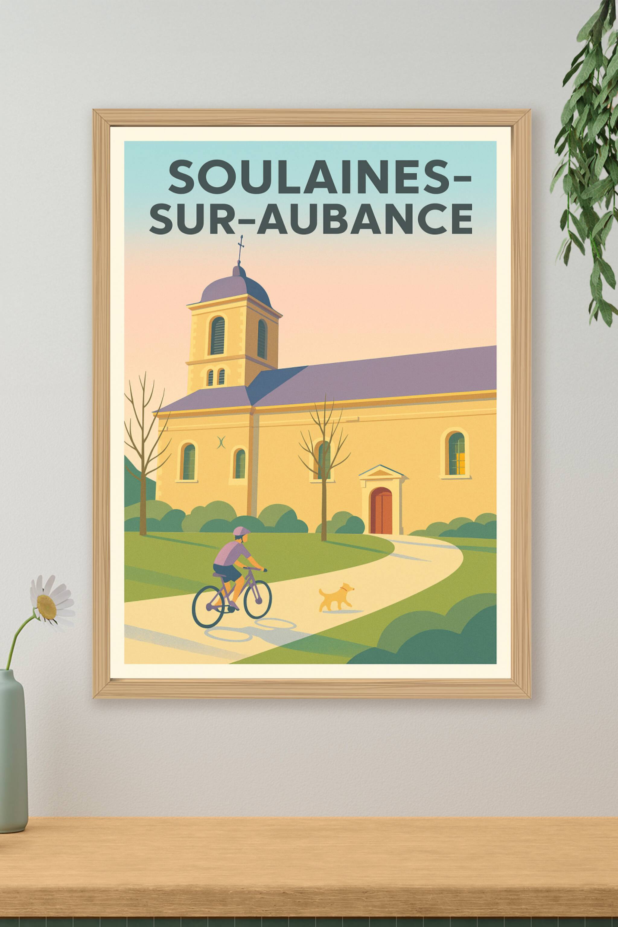 Affiche de Soulaines-sur-Aubance - Charme paisible et nature douce