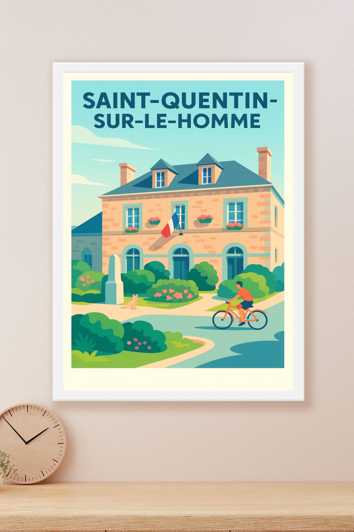 Affiche de Saint-Quentin-sur-le-Homme - Charme et sérénité au cœur de la Normandie