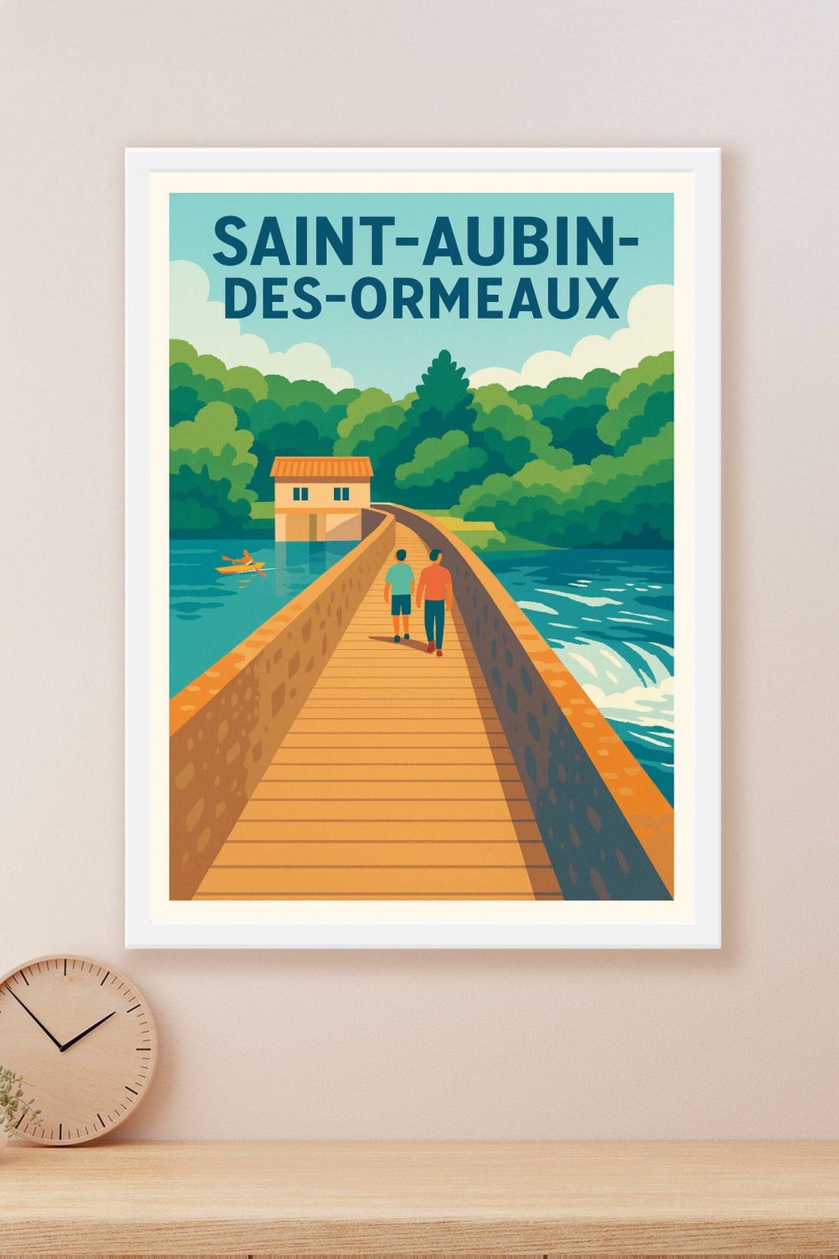 Affiche de Saint-Aubin-des-Ormeaux - Promenade au cœur de la nature