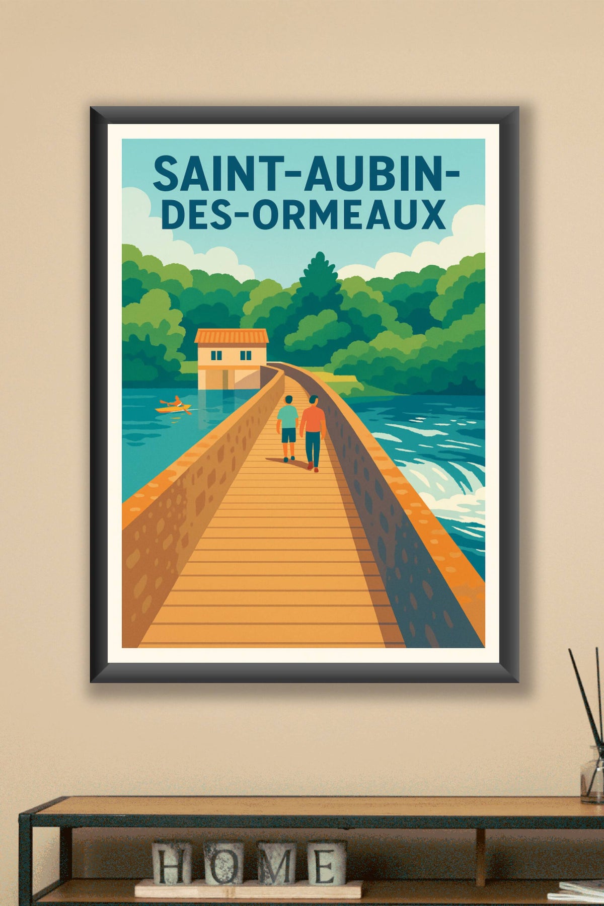 Affiche de Saint-Aubin-des-Ormeaux - Promenade au cœur de la nature