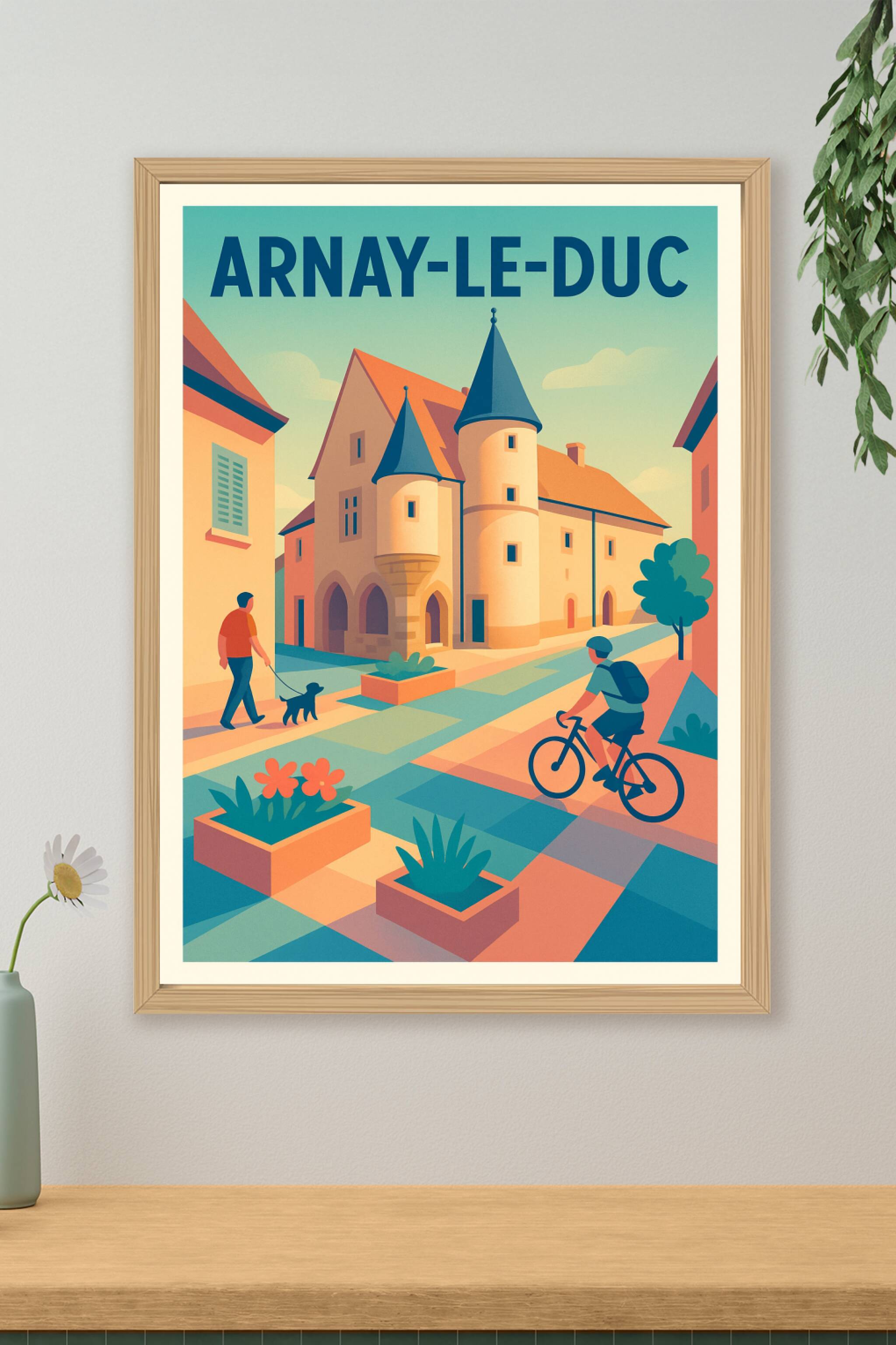 Affiche de Arnay-le-Duc - Charme et douceur de vie en Bourgogne