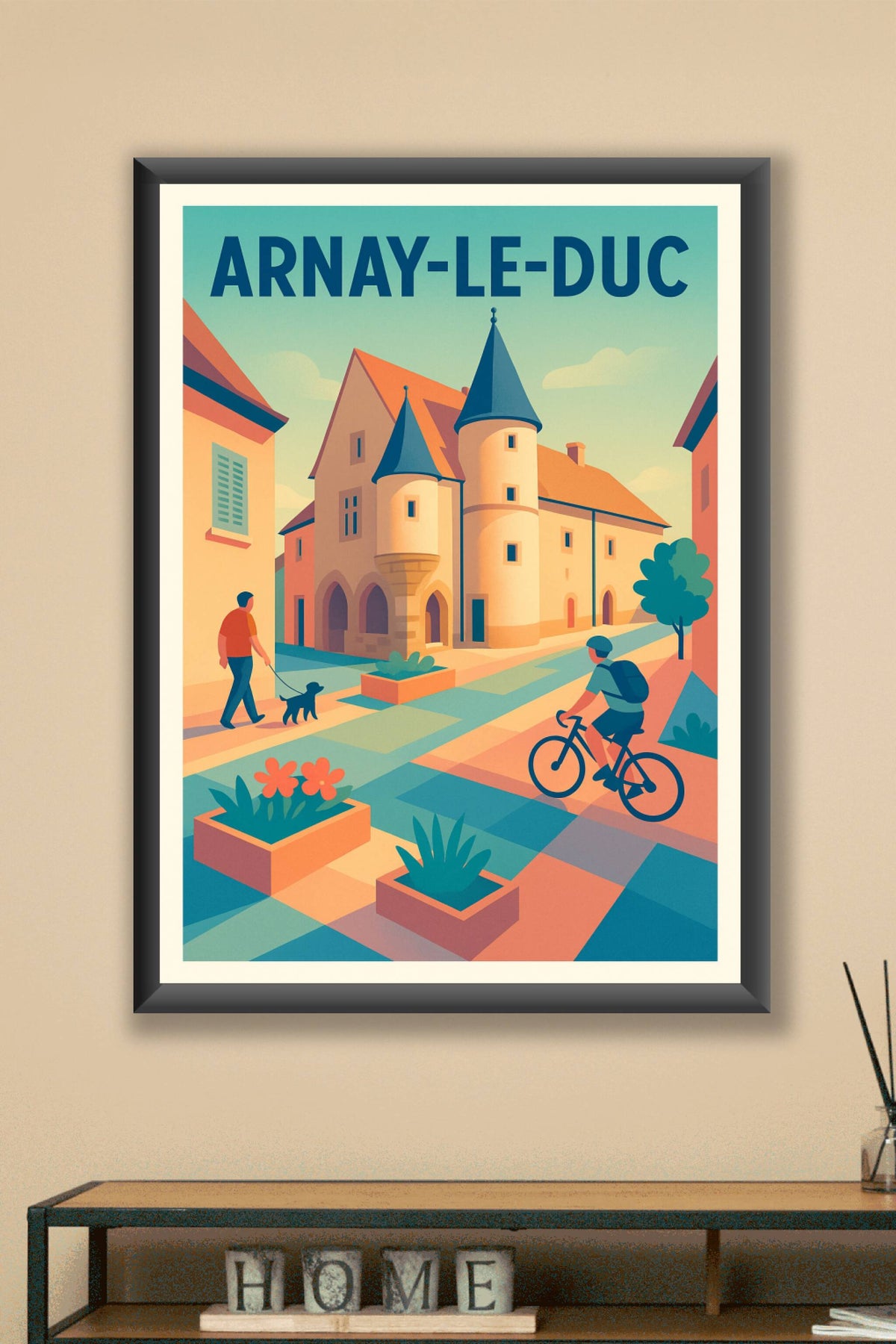 Affiche de Arnay-le-Duc - Charme et douceur de vie en Bourgogne