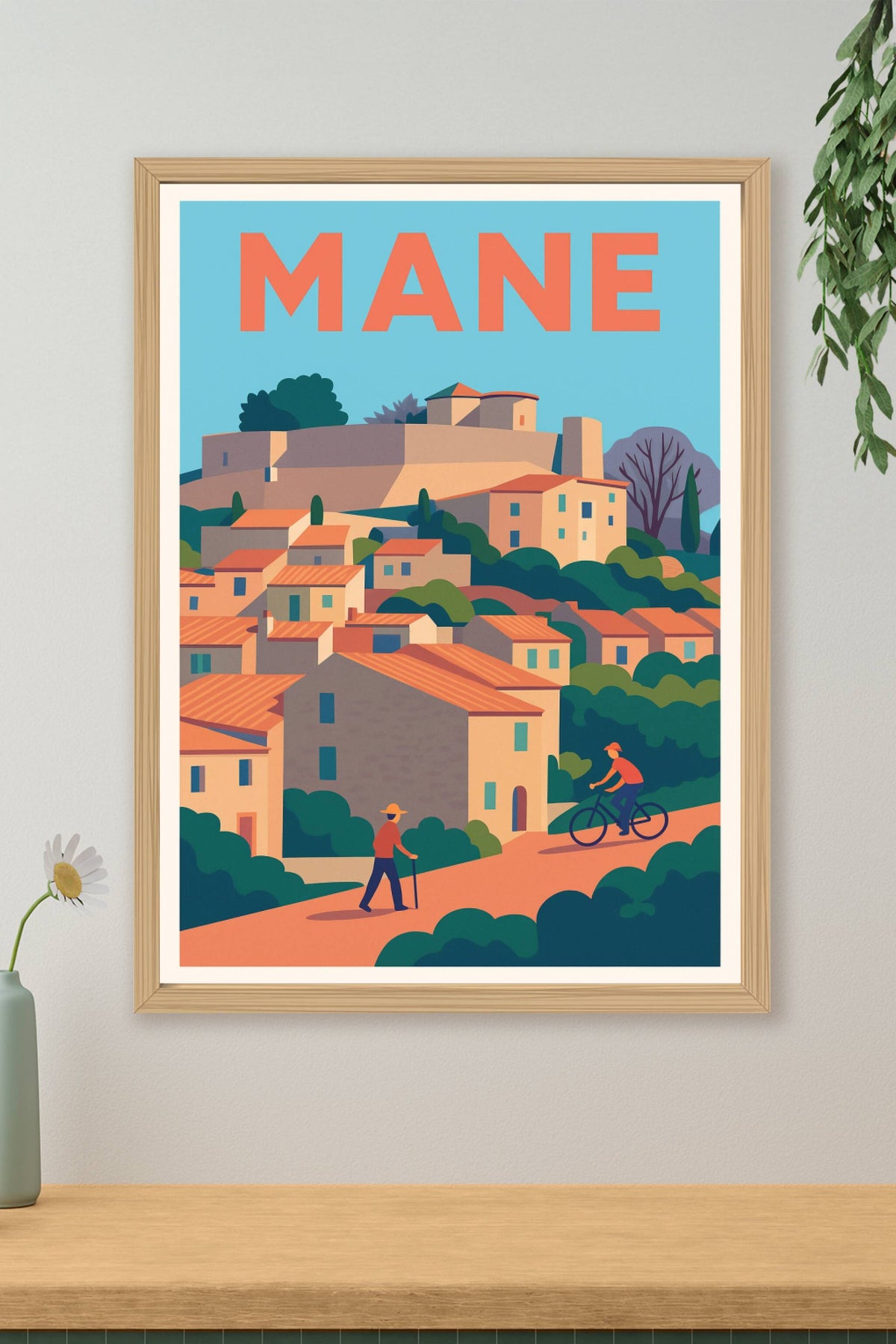 Affiche de Mane - Sérénité et douceur de la Provence