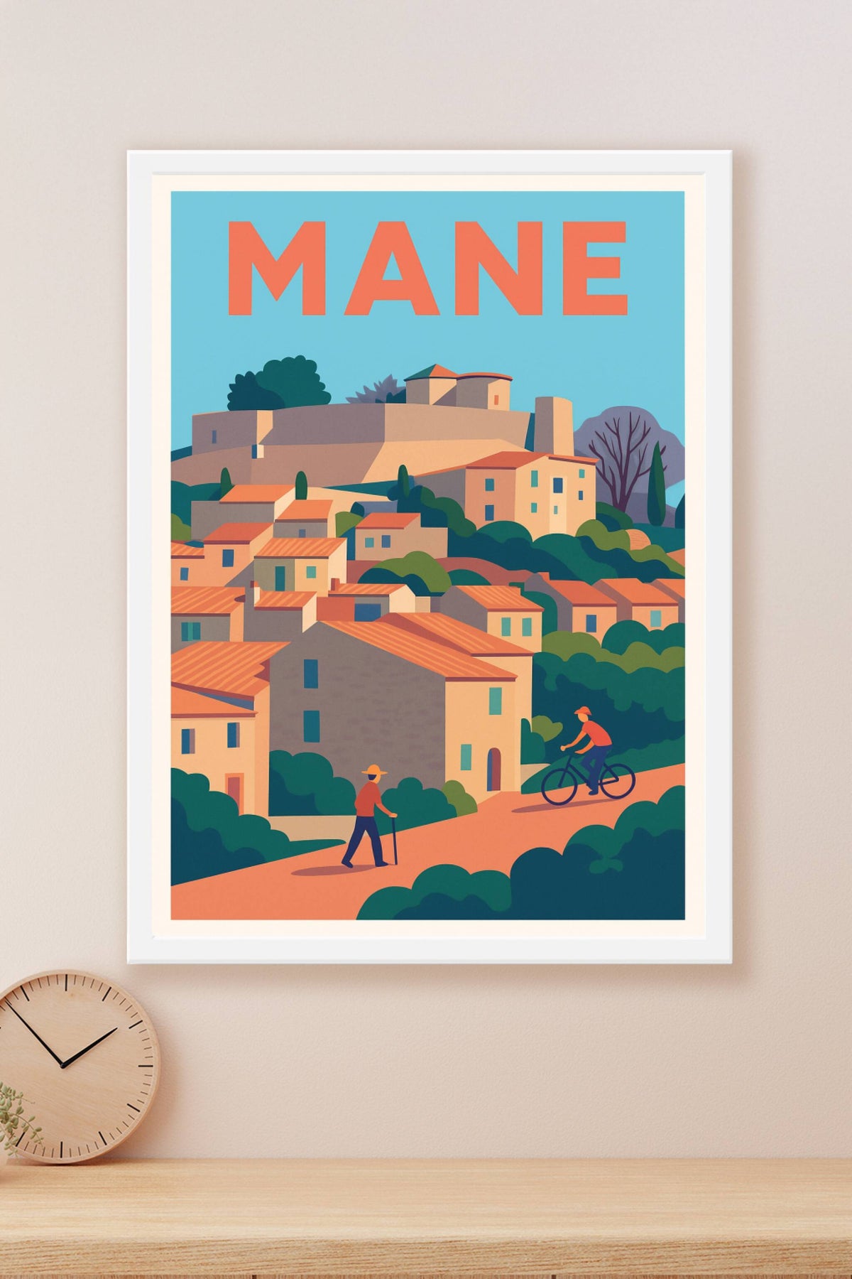 Affiche de Mane - Sérénité et douceur de la Provence