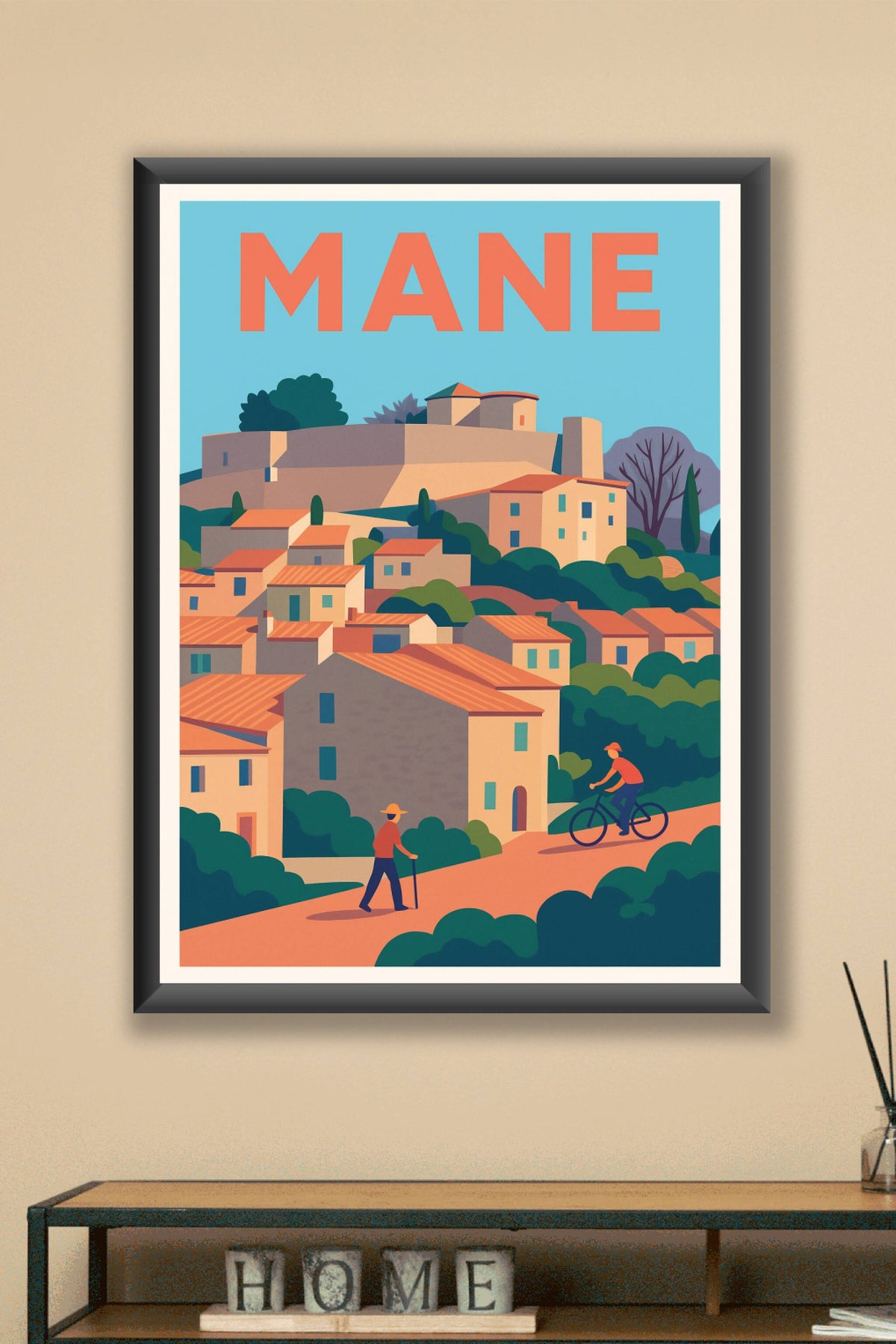 Affiche de Mane - Sérénité et douceur de la Provence