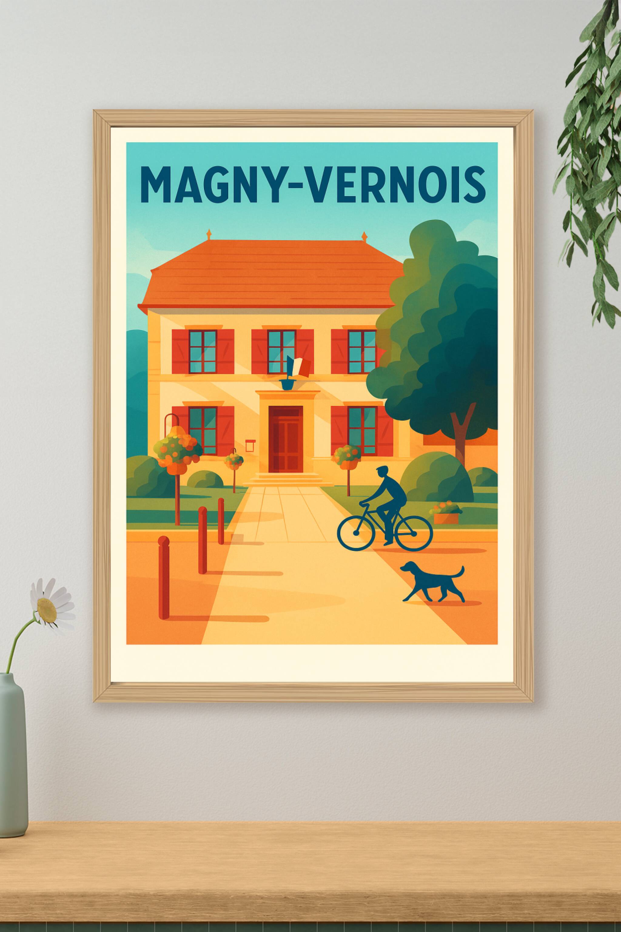 Affiche de Magny-Vernois - Charme et Sérénité de la Ville