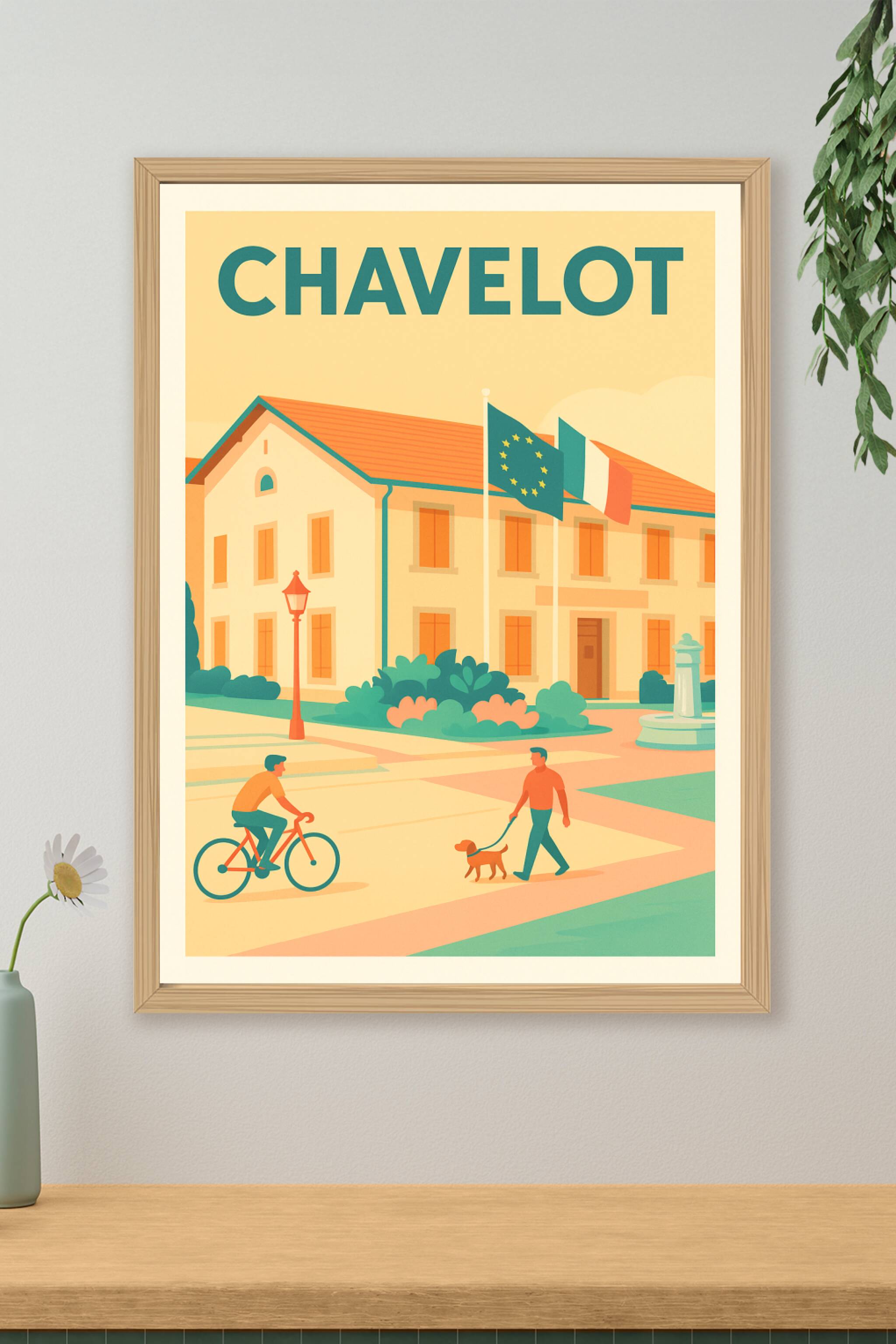 Affiche de Chavelot - Un coin de sérénité au cœur de la ville