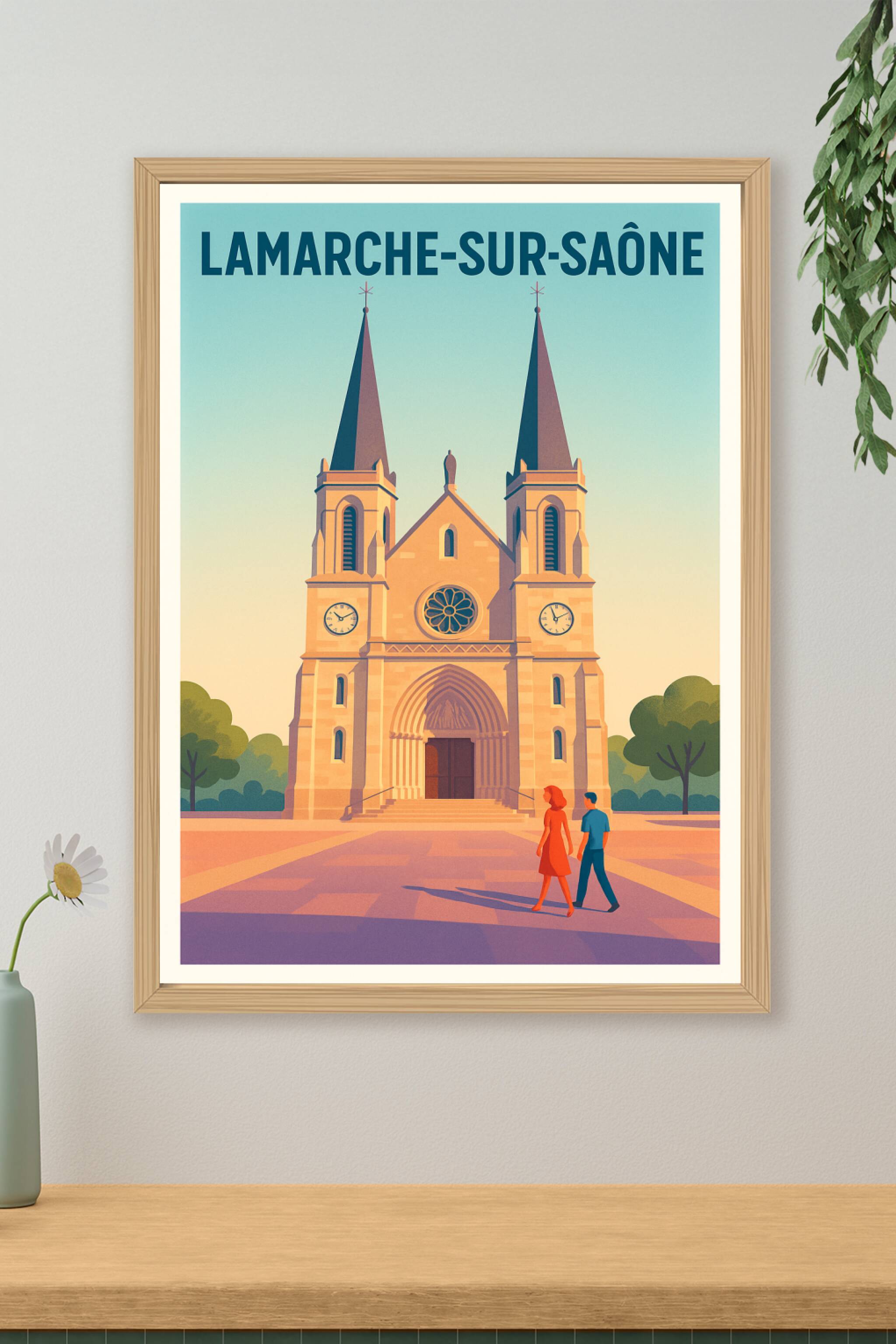 Affiche de Lamarche-sur-Saône - Charme et sérénité au cœur de la Bourgogne