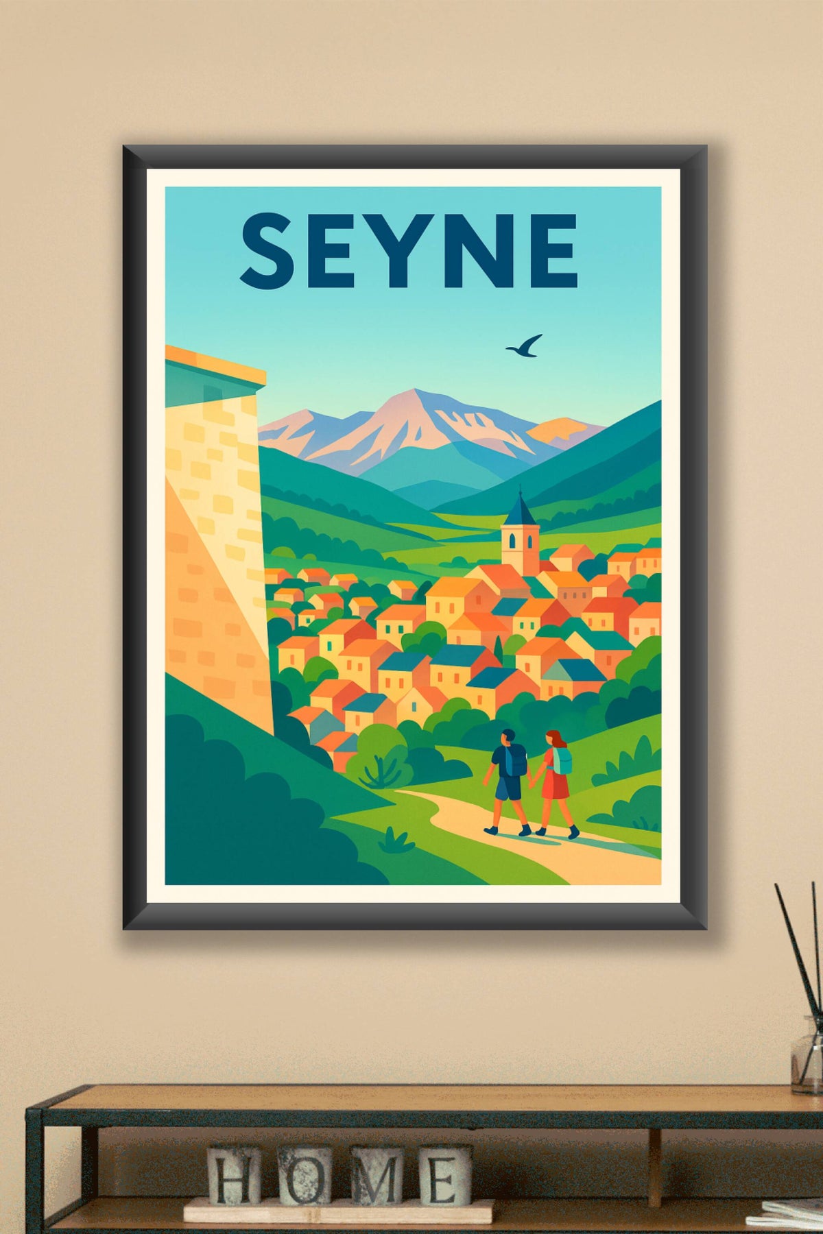 Affiche de Seyne - Évasion au cœur des montagnes