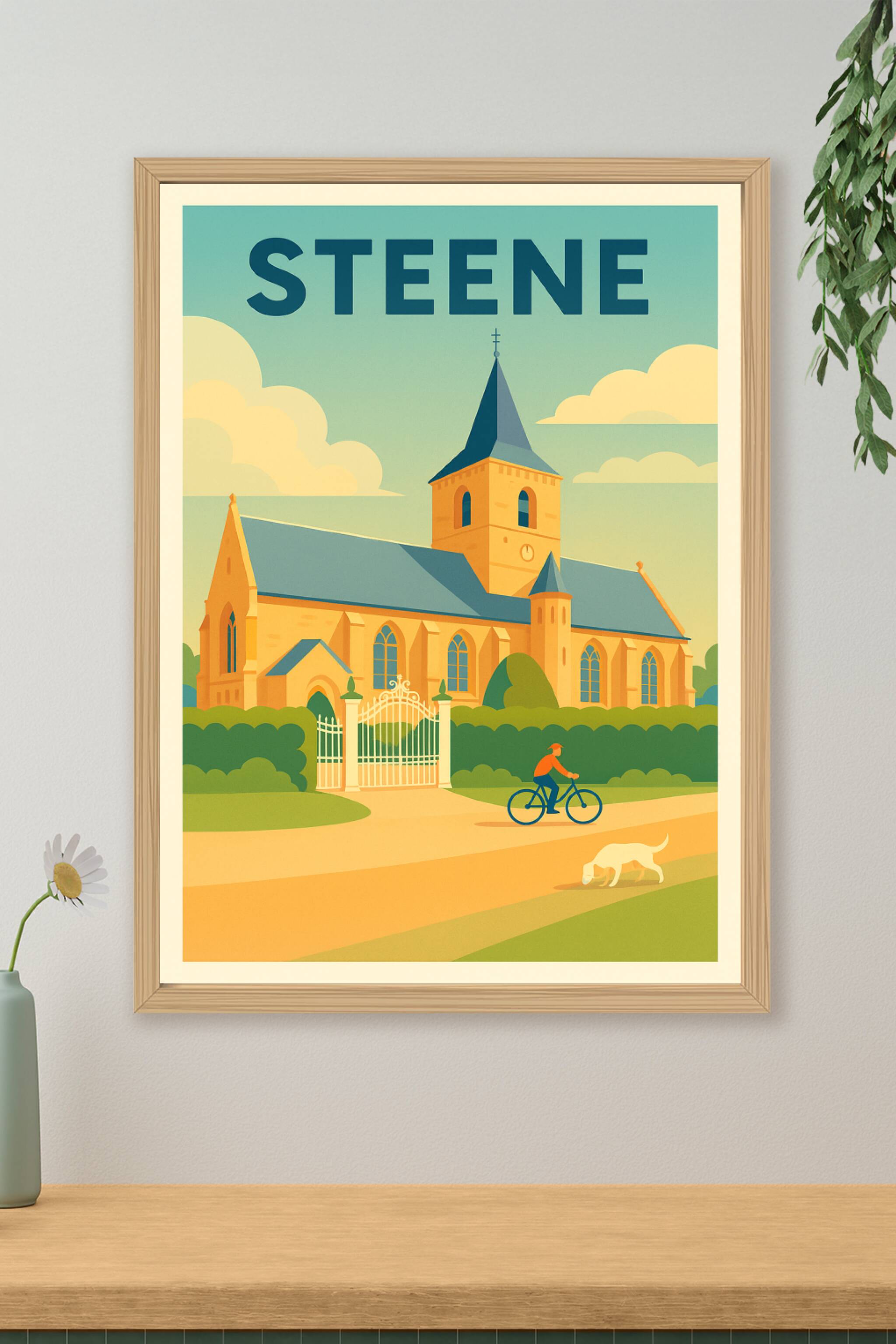 Affiche de Steene - Charme et sérénité au cœur du village