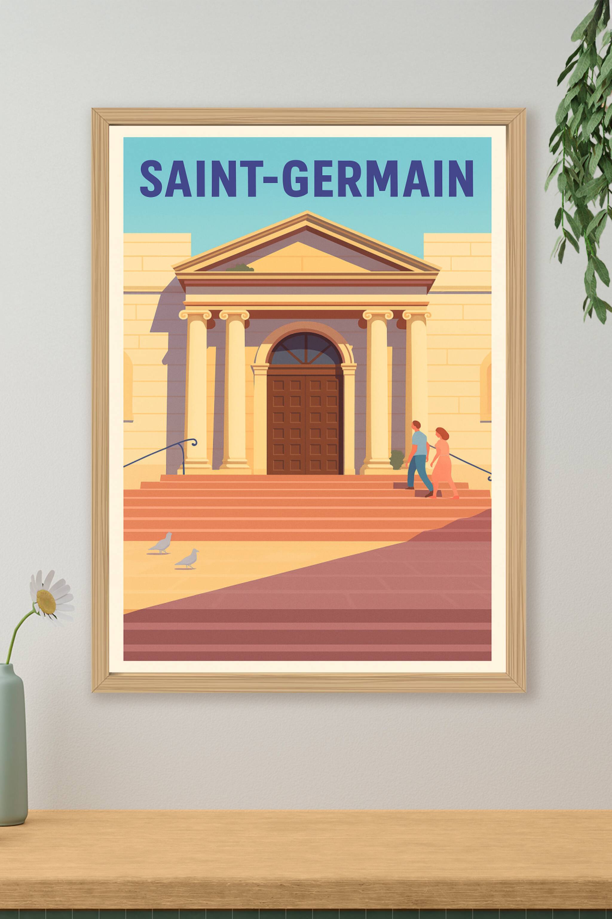 Affiche de Saint-Germain - Ambiance classique et élégante