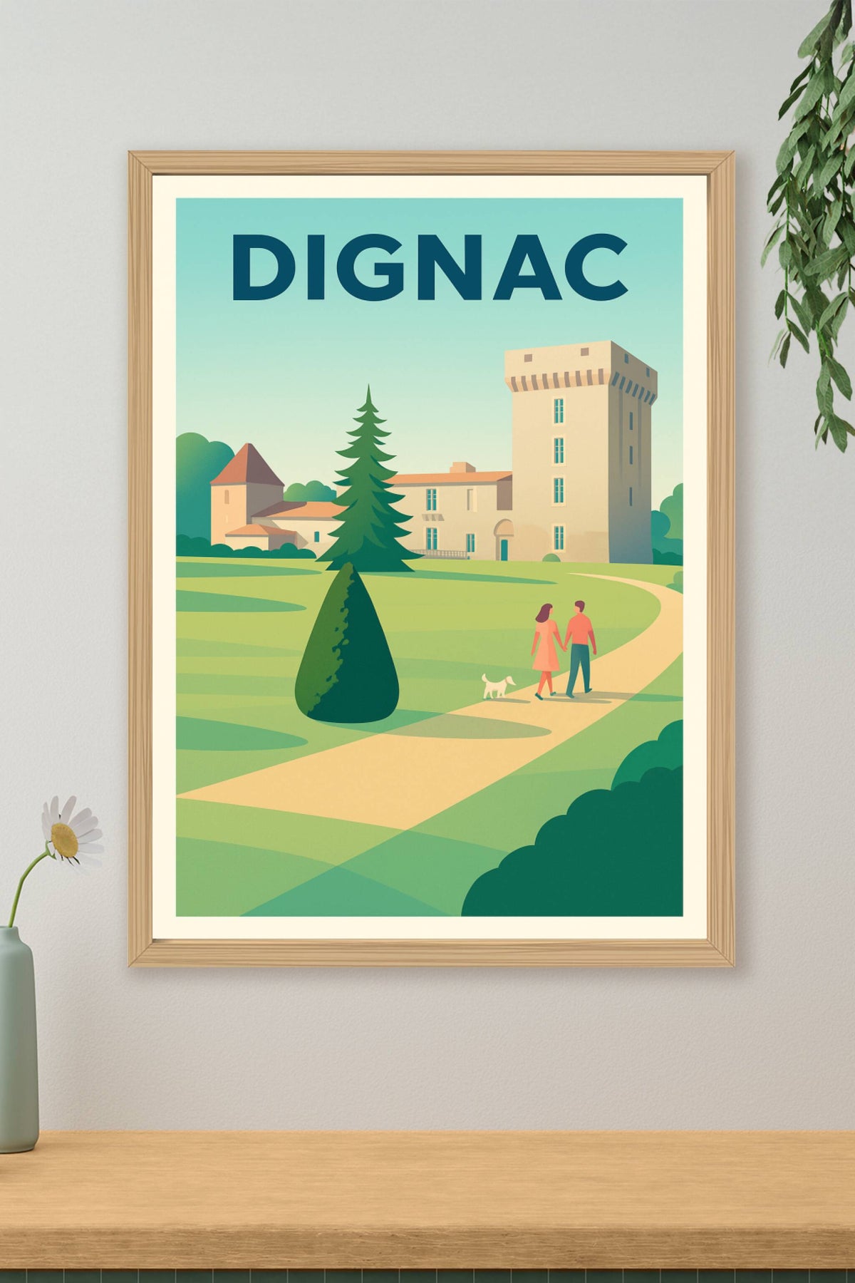 Affiche de Dignac - Charme et sérénité au cœur de la Charente