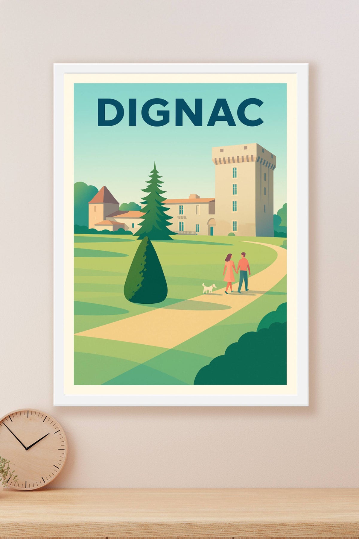 Affiche de Dignac - Charme et sérénité au cœur de la Charente