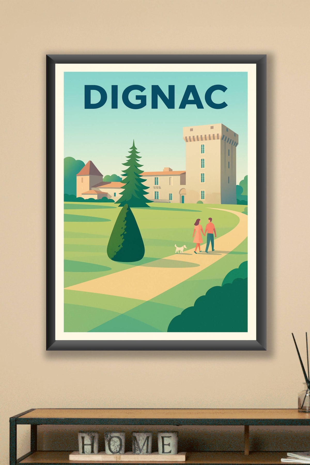 Affiche de Dignac - Charme et sérénité au cœur de la Charente