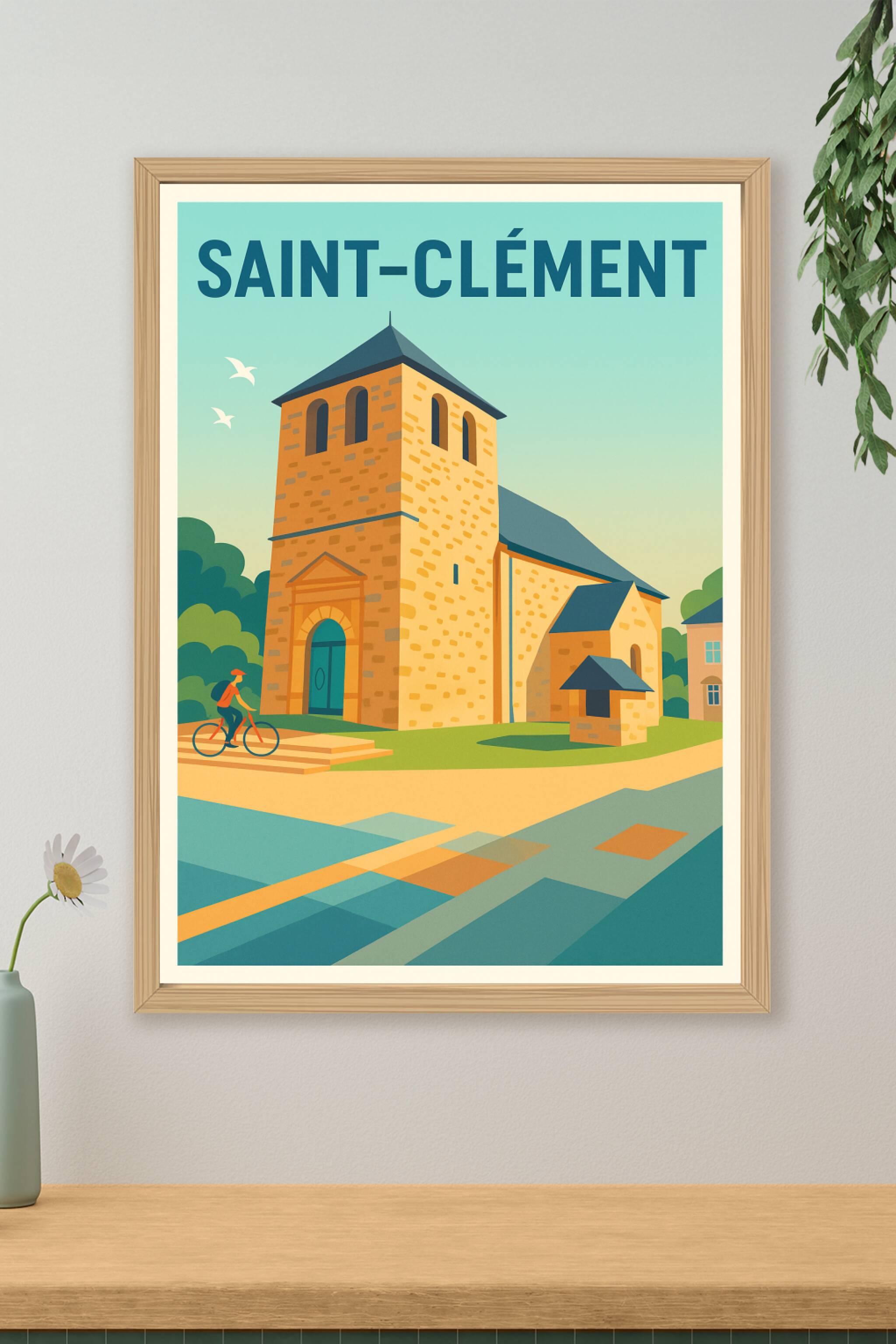 Affiche de Saint-Clément - Charme et sérénité en pleine nature
