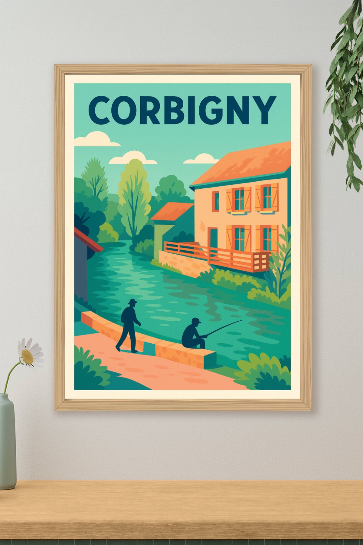 Affiche de Corbigny - Tranquillité au fil de l'eau