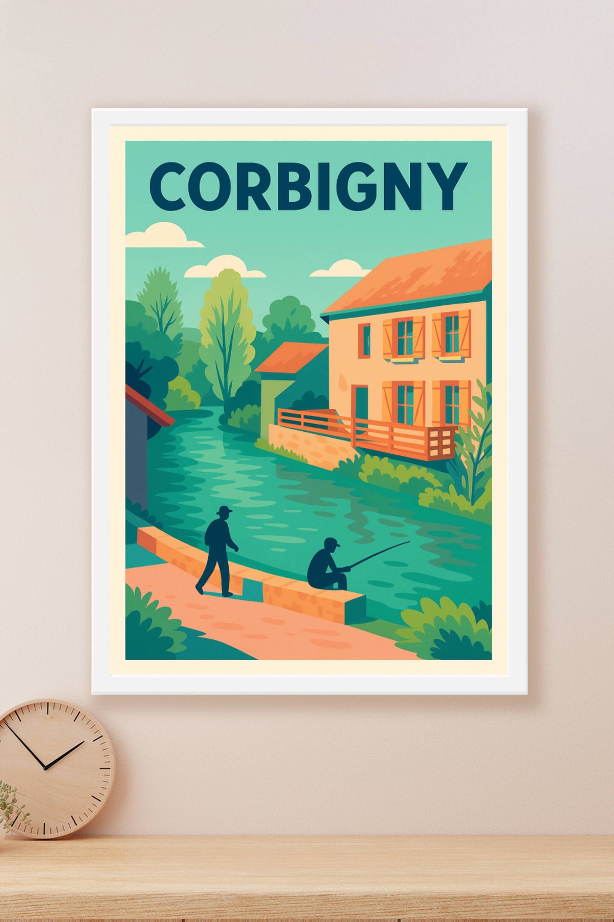 Affiche de Corbigny - Tranquillité au fil de l'eau