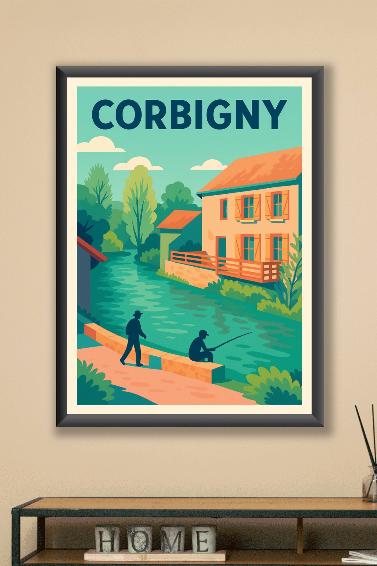Affiche de Corbigny - Tranquillité au fil de l'eau