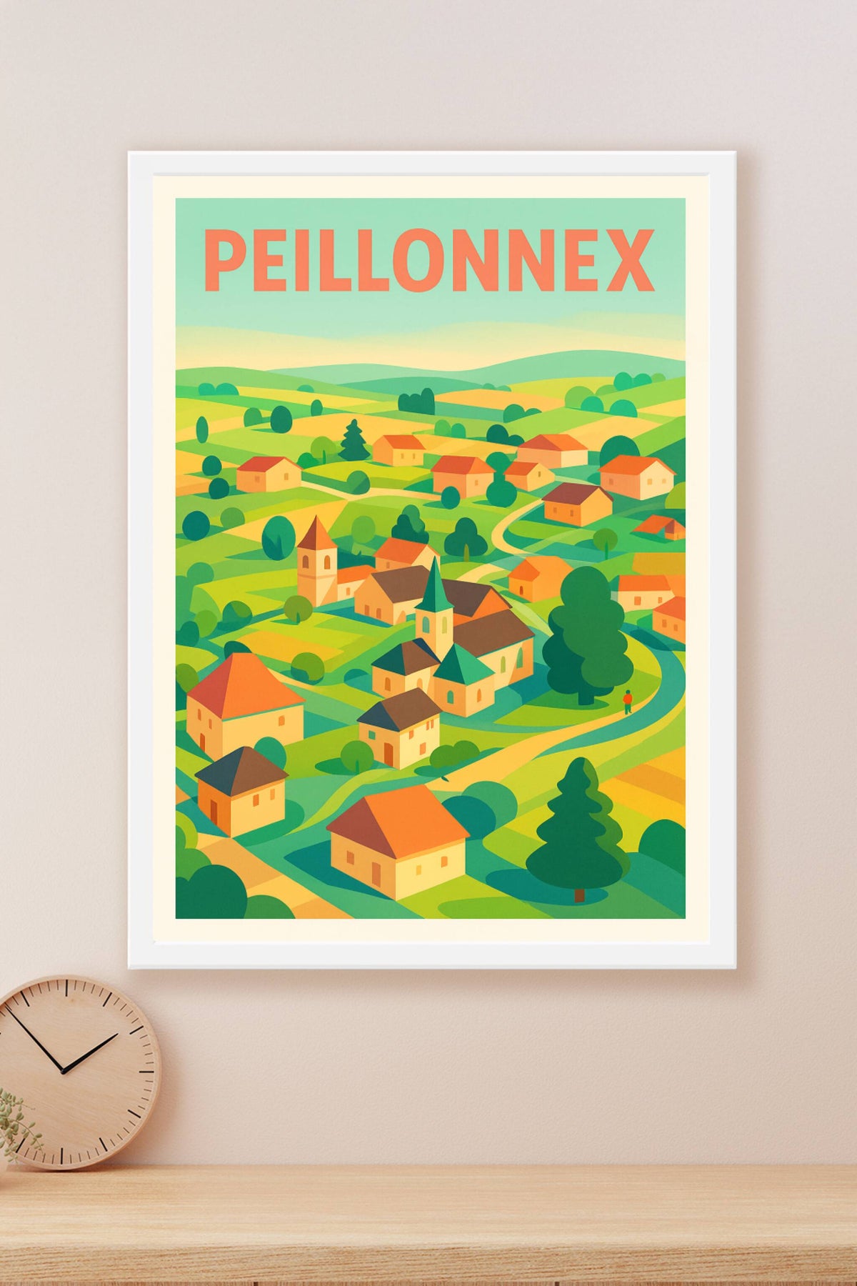 Affiche de Peillonnex - Charme paisible en vallée verdoyante