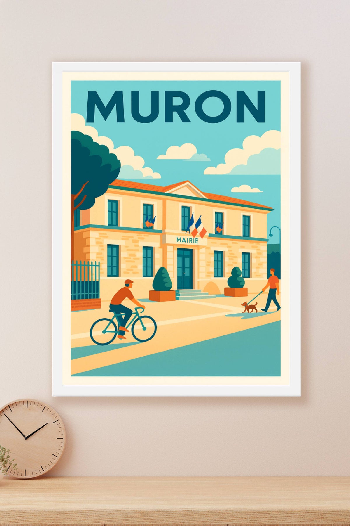 Affiche de Muron - Charme paisible du cœur de village