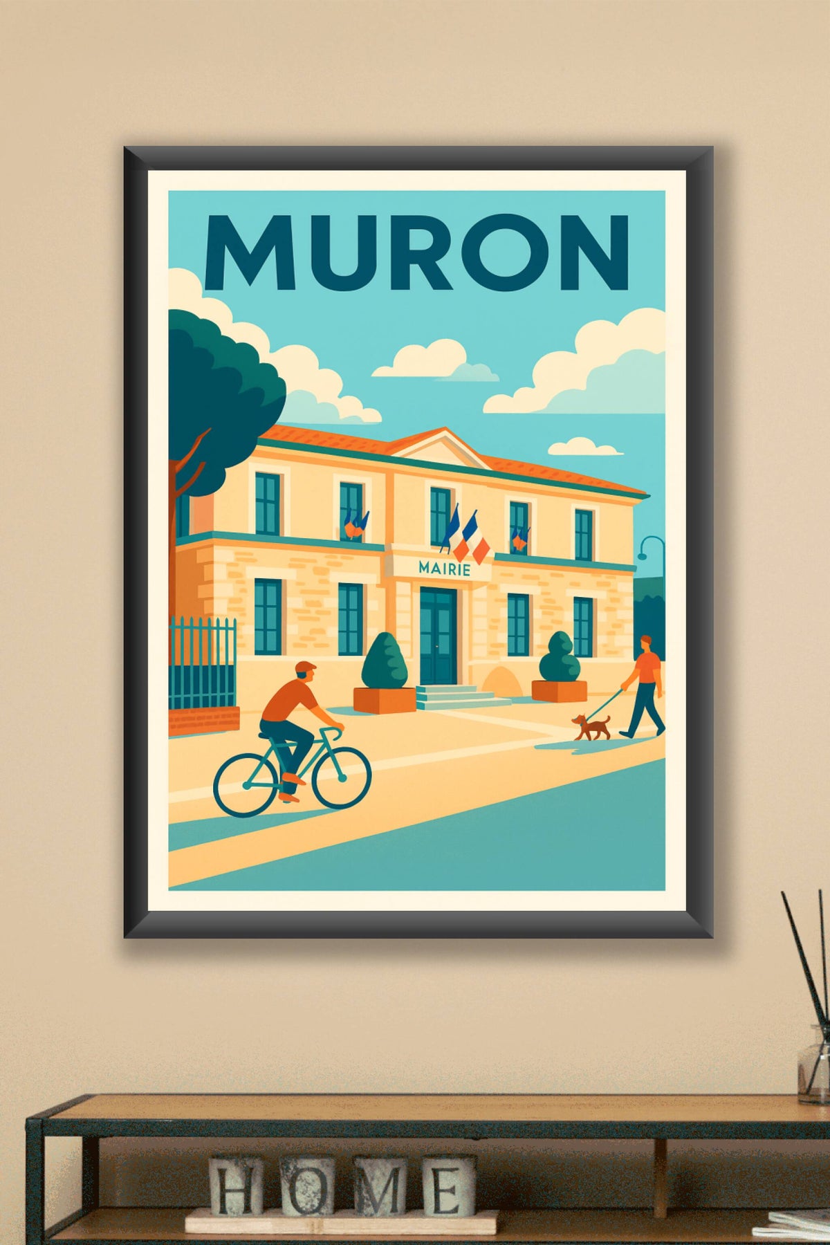 Affiche de Muron - Charme paisible du cœur de village