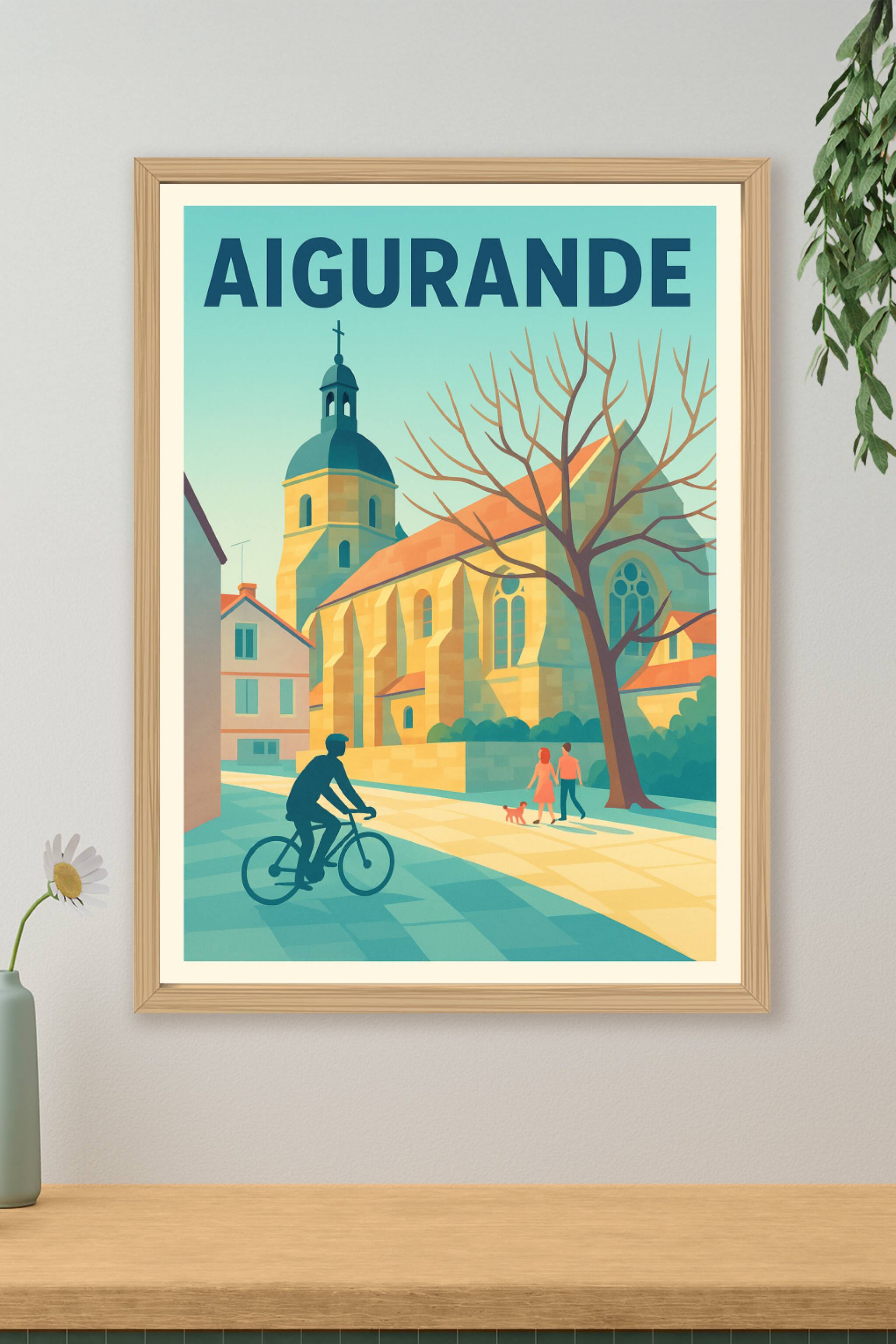 Affiche de Aigurande - Charme et douceur d'une ville paisible