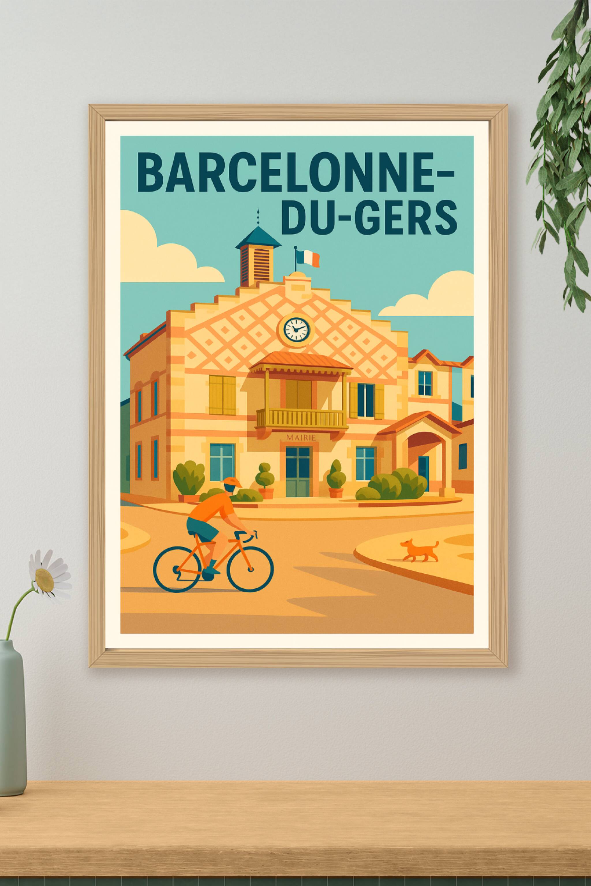 Affiche de Barcelonne-du-Gers - Charme et sérénité au cœur du village