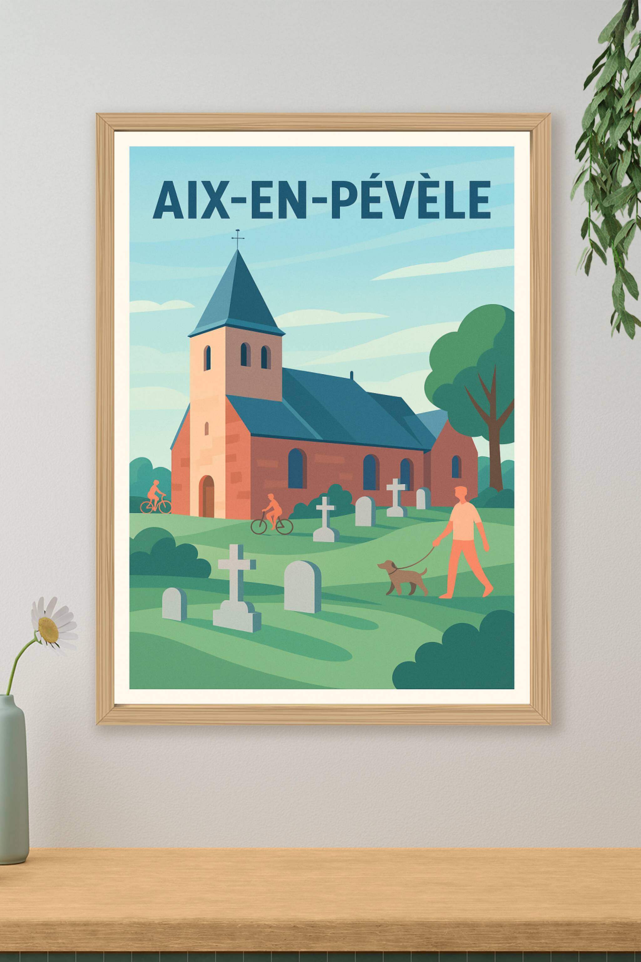 Affiche de Aix-en-Pévèle - Charme paisible et patrimoine local