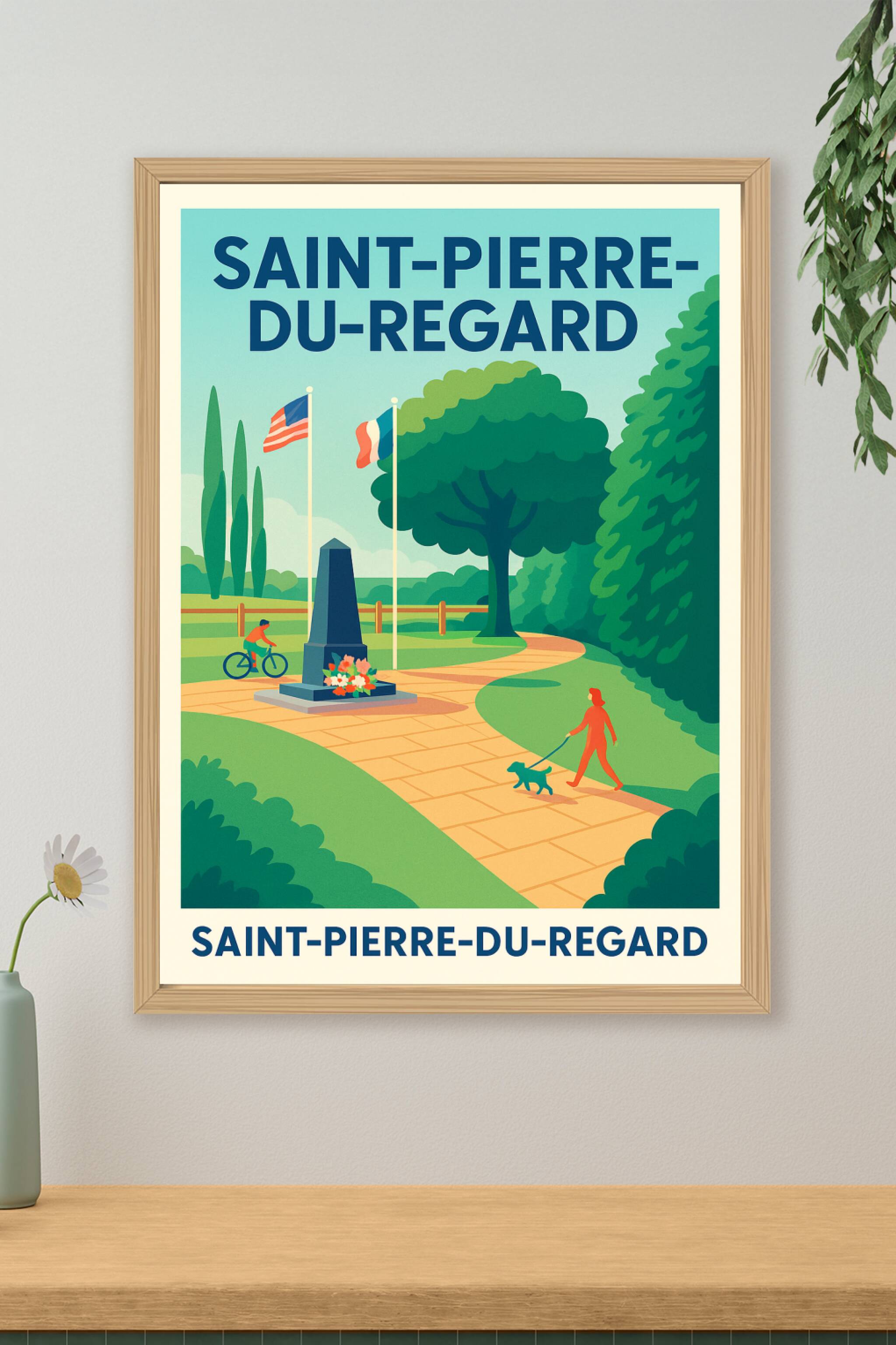 Affiche de Saint-Pierre-du-Regard - Un havre de paix vallonné