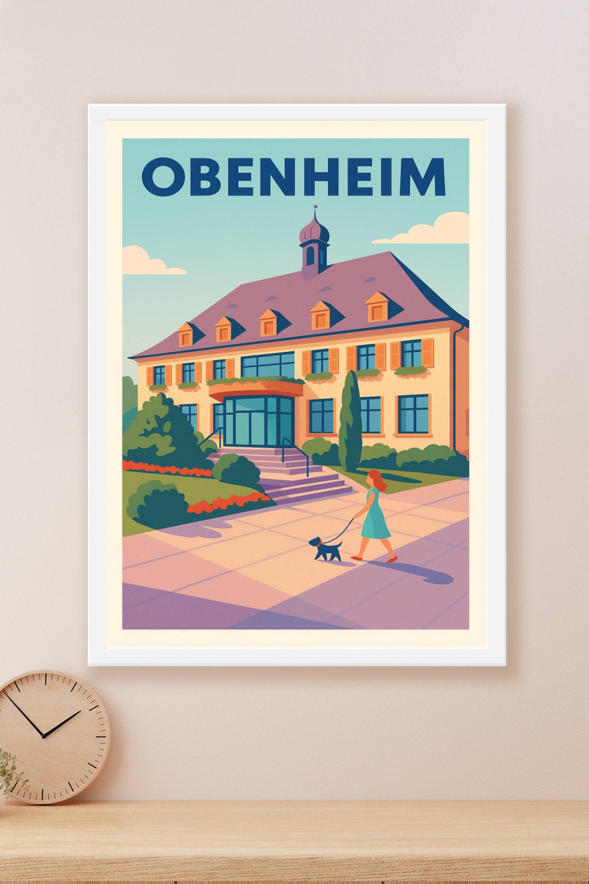 Affiche de Obenheim - Charme paisible et élégance architecturale