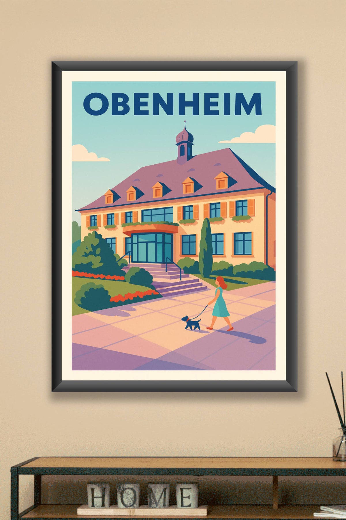 Affiche de Obenheim - Charme paisible et élégance architecturale