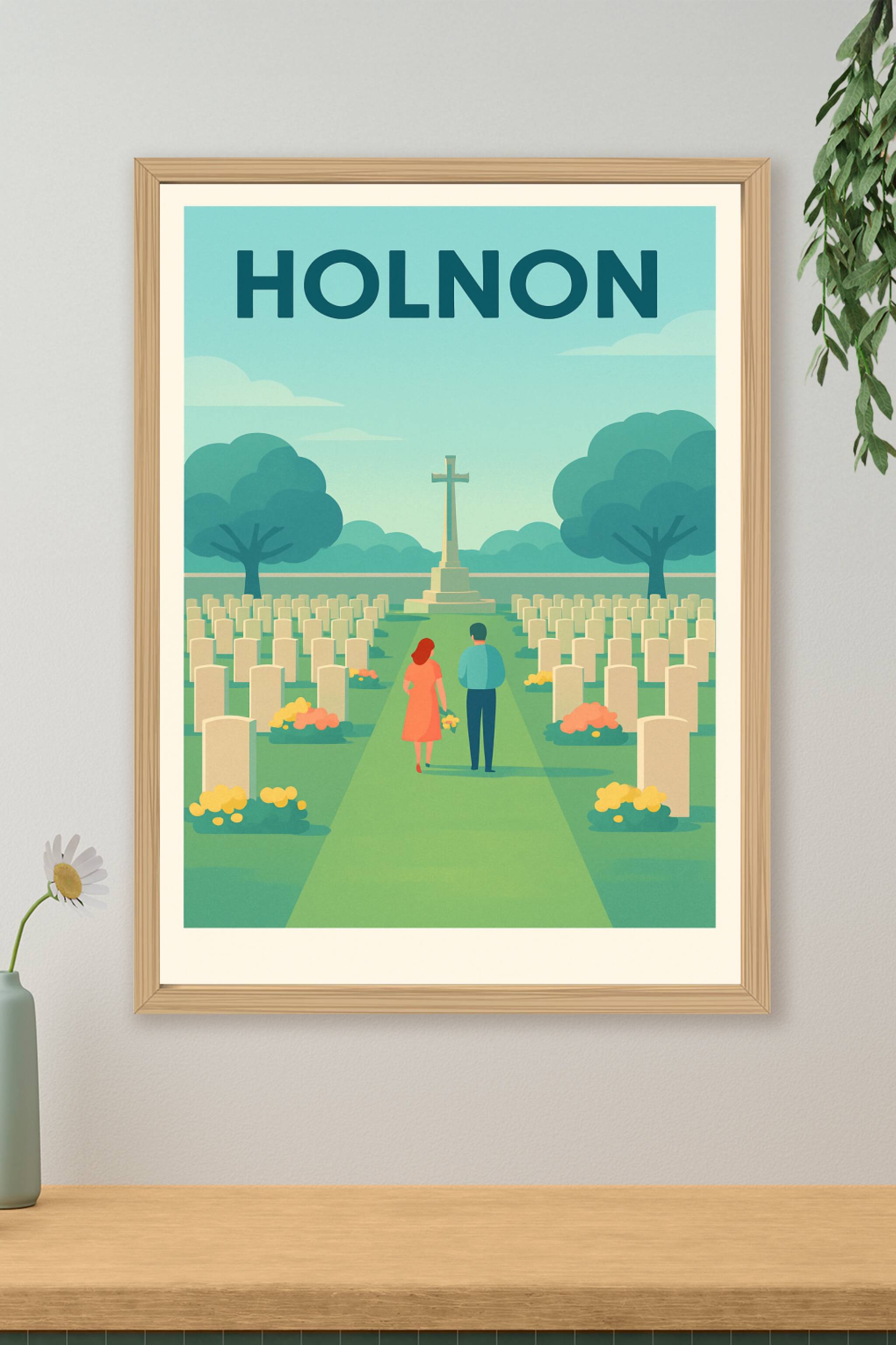 Affiche de Holnon - Un hommage paisible au souvenir