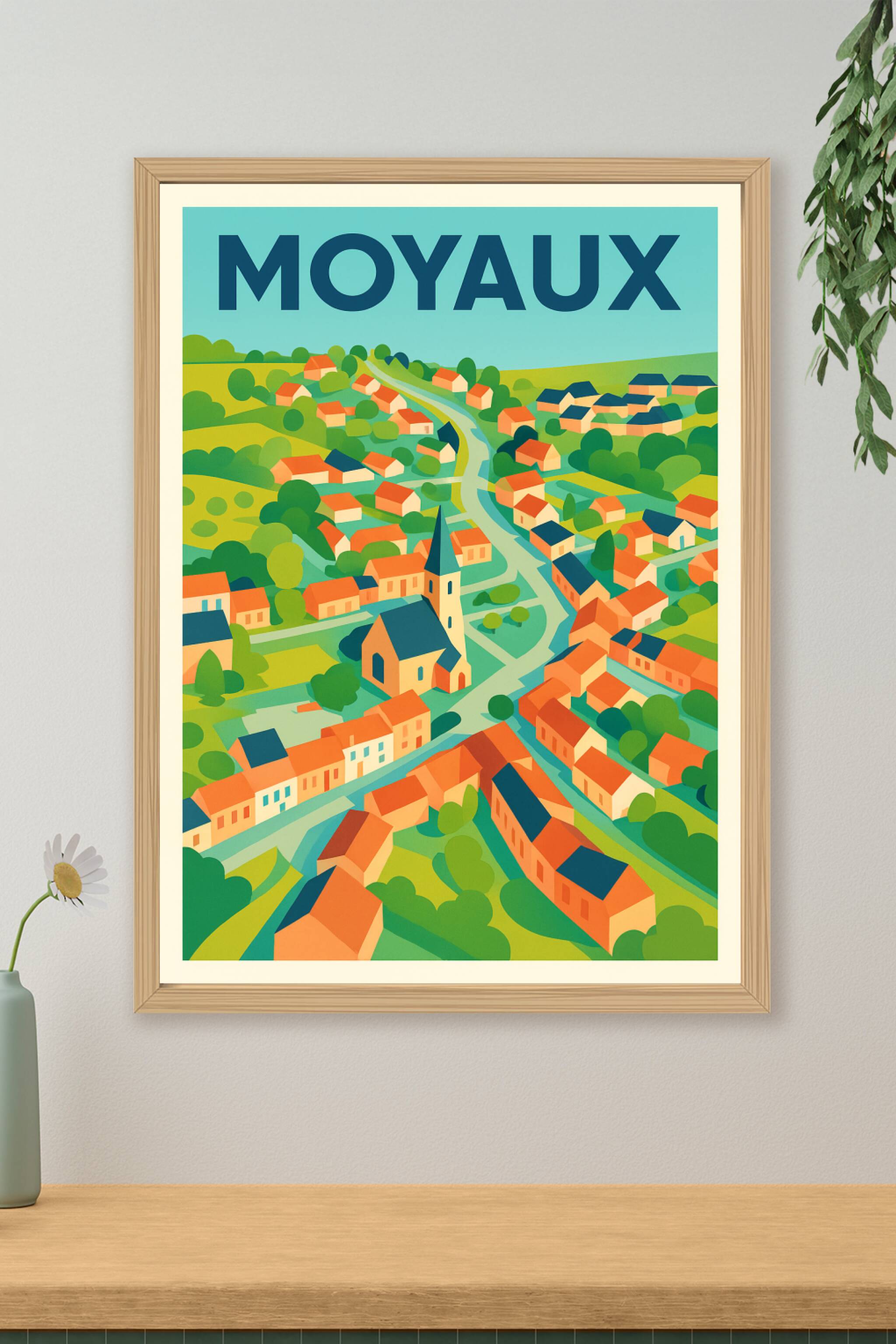 Affiche de Moyaux - Charme bucolique au cœur de la campagne normande