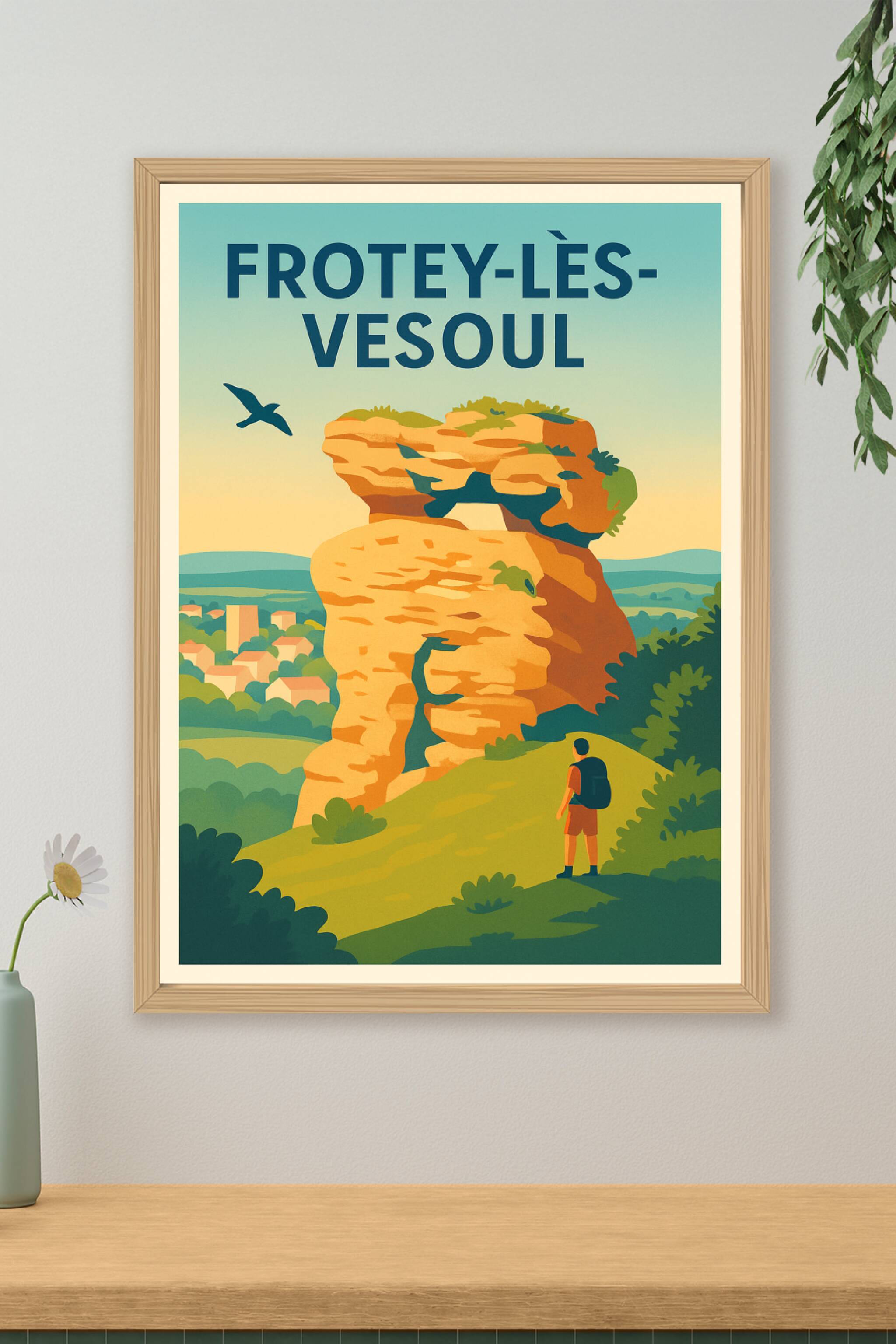 Affiche de Frotey-lès-Vesoul - Évasion et nature au cœur de la Bourgogne-Franche-Comté