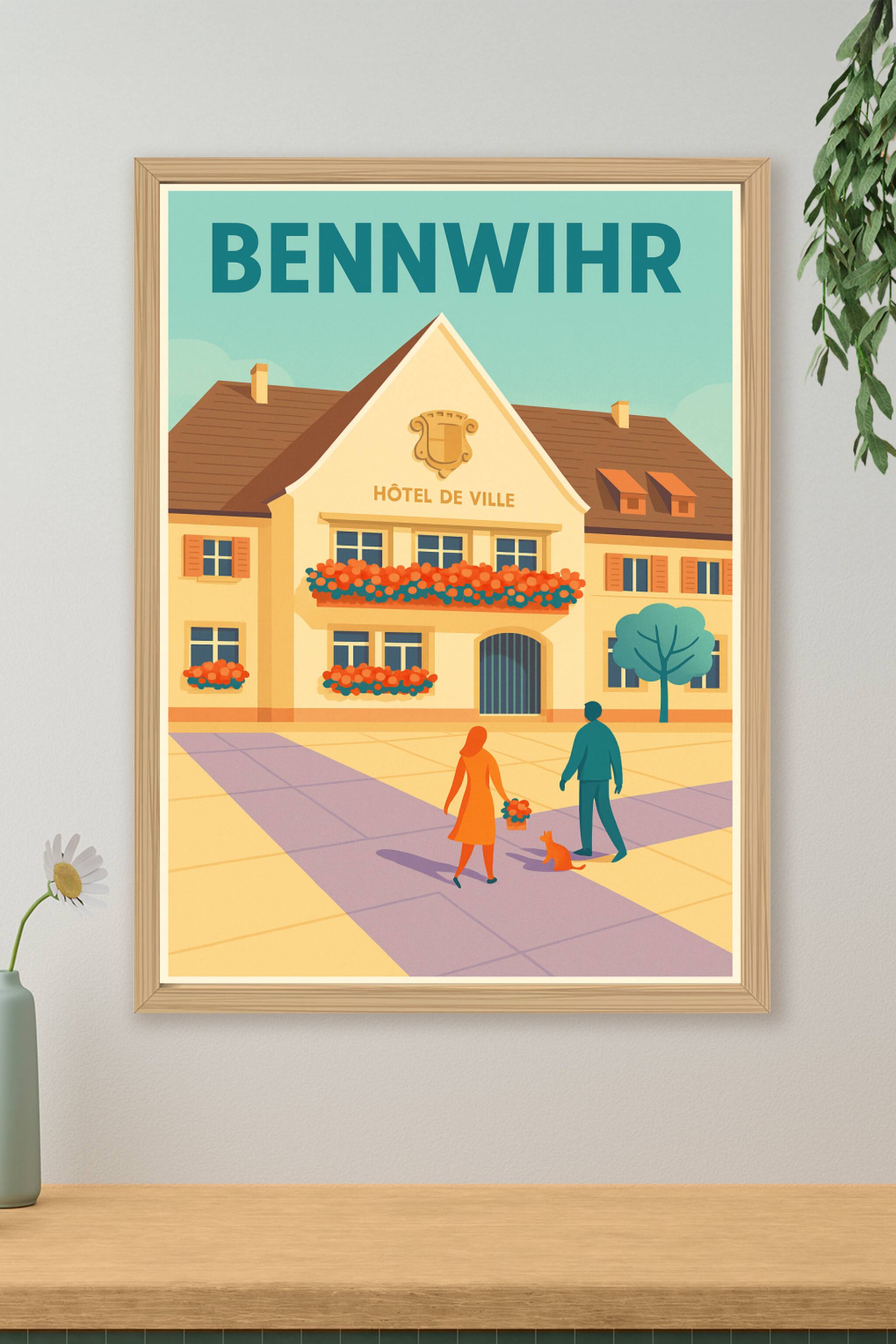 Affiche de Bennwihr - Charme et douceur de la Maison de Ville