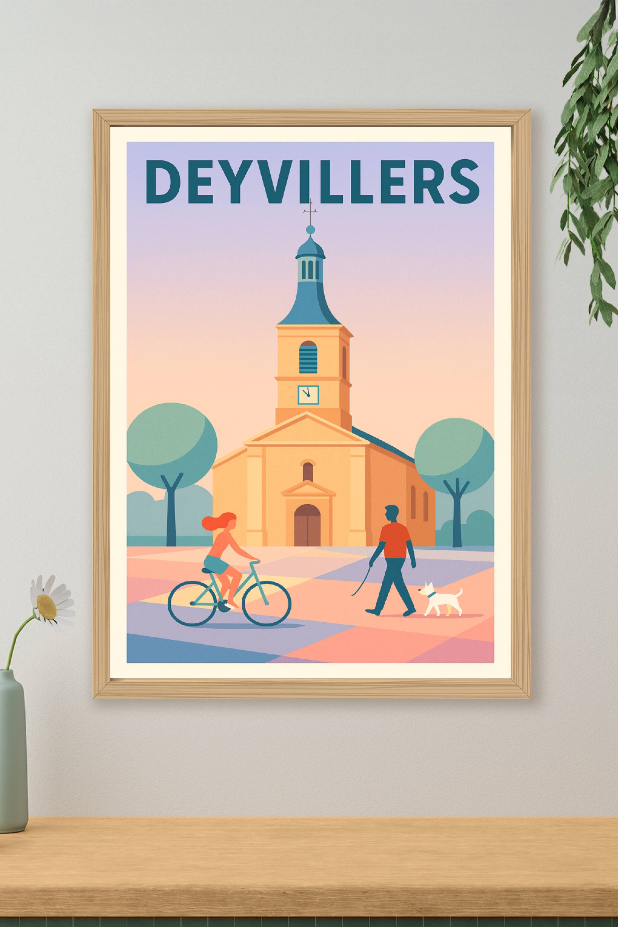 Affiche de Deyvillers - Douceur de vie au cœur du village