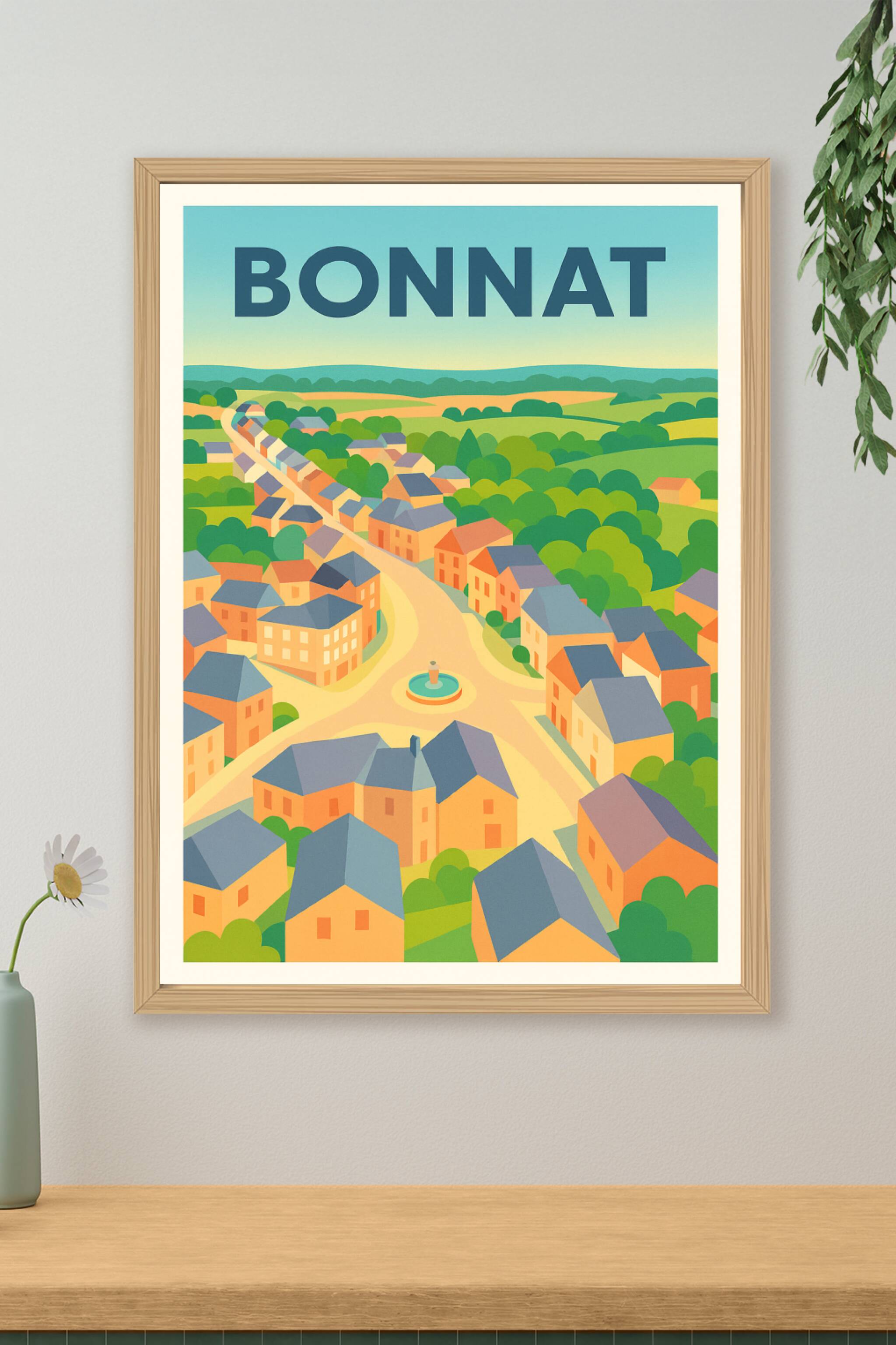 Affiche de Bonnat - Charme pittoresque de la campagne française