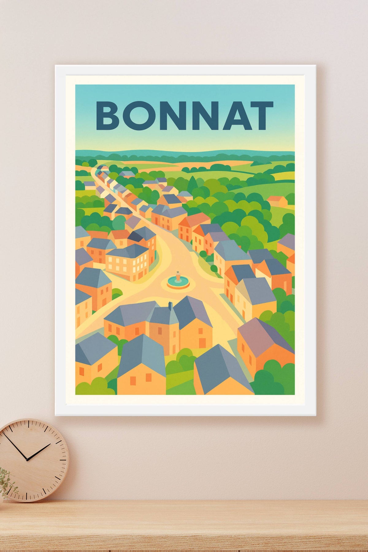 Affiche de Bonnat - Charme pittoresque de la campagne française