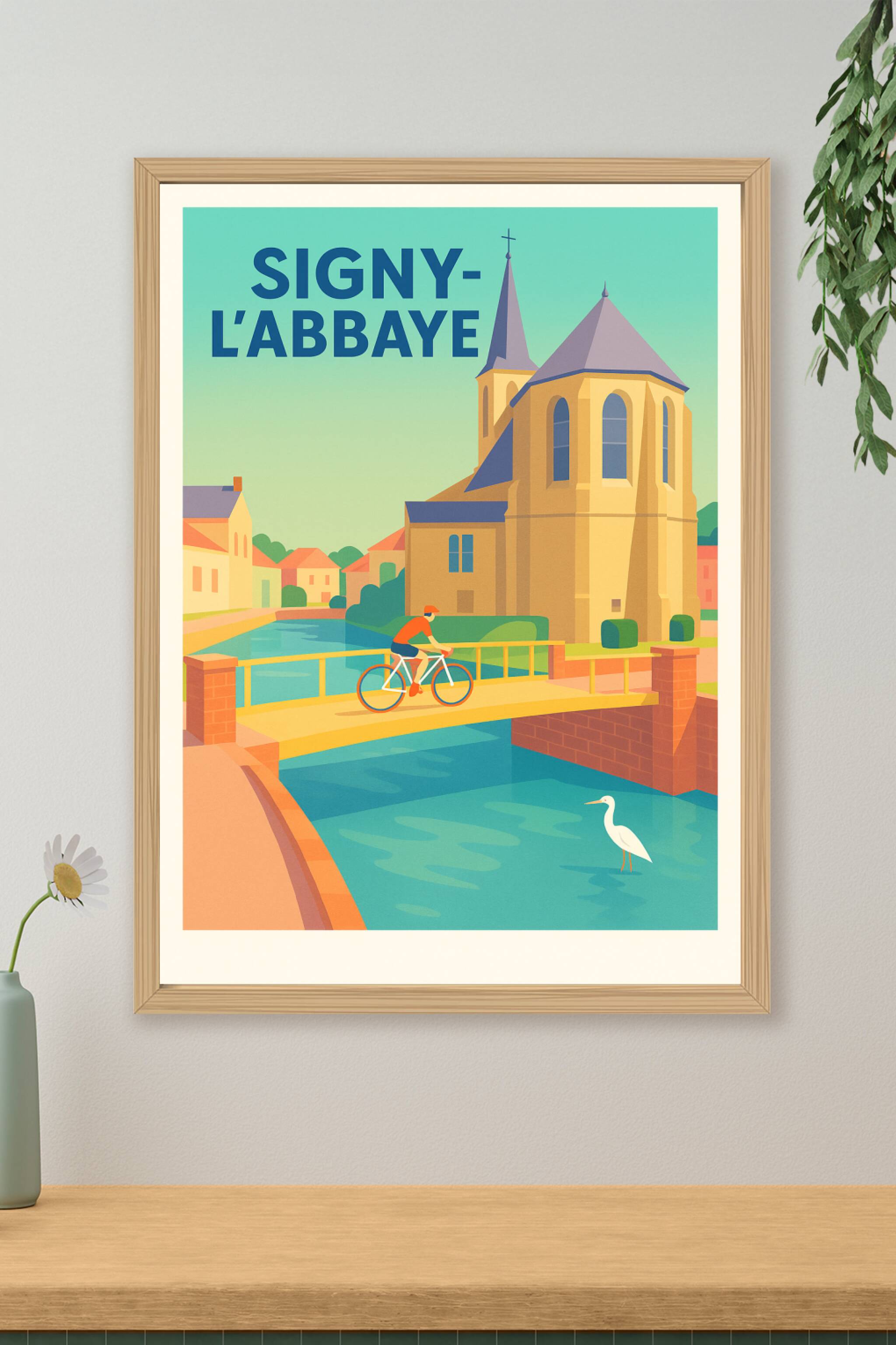 Affiche de Signy-l'Abbaye - Charme paisible et architecture locale