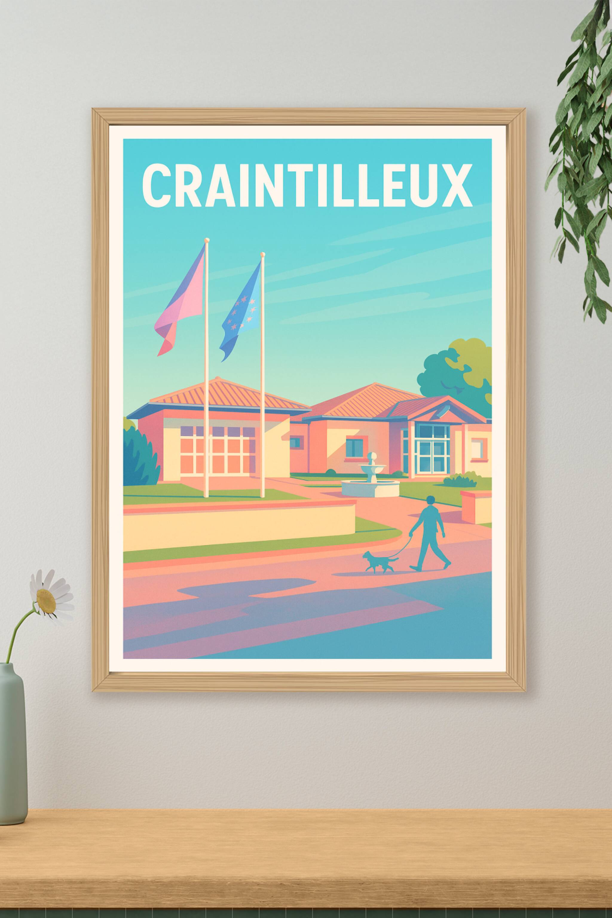 Affiche de Craintilleux - Charme et quiétude d'une ville paisible