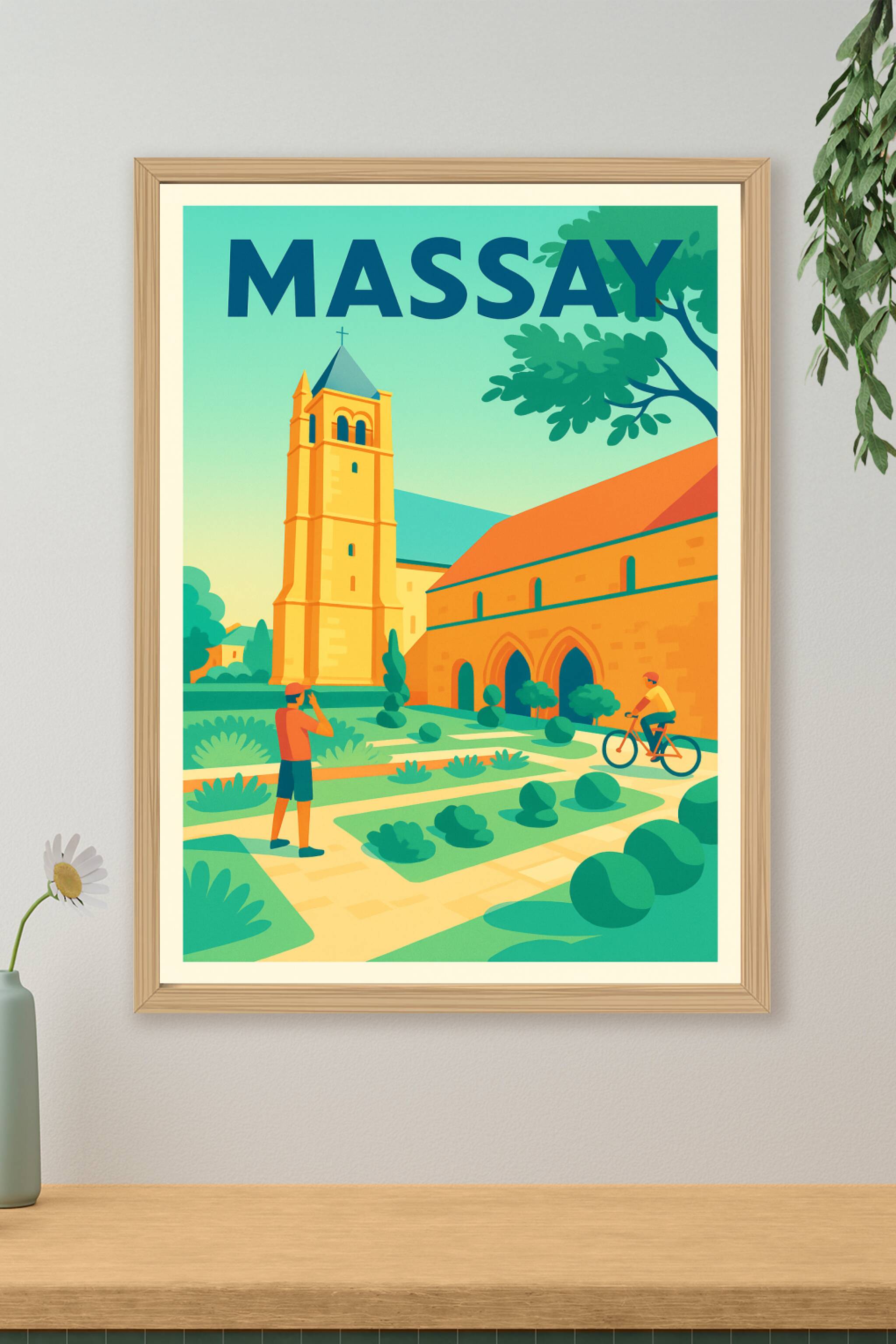 Affiche de Massay - Un havre de paix au cœur du patrimoine