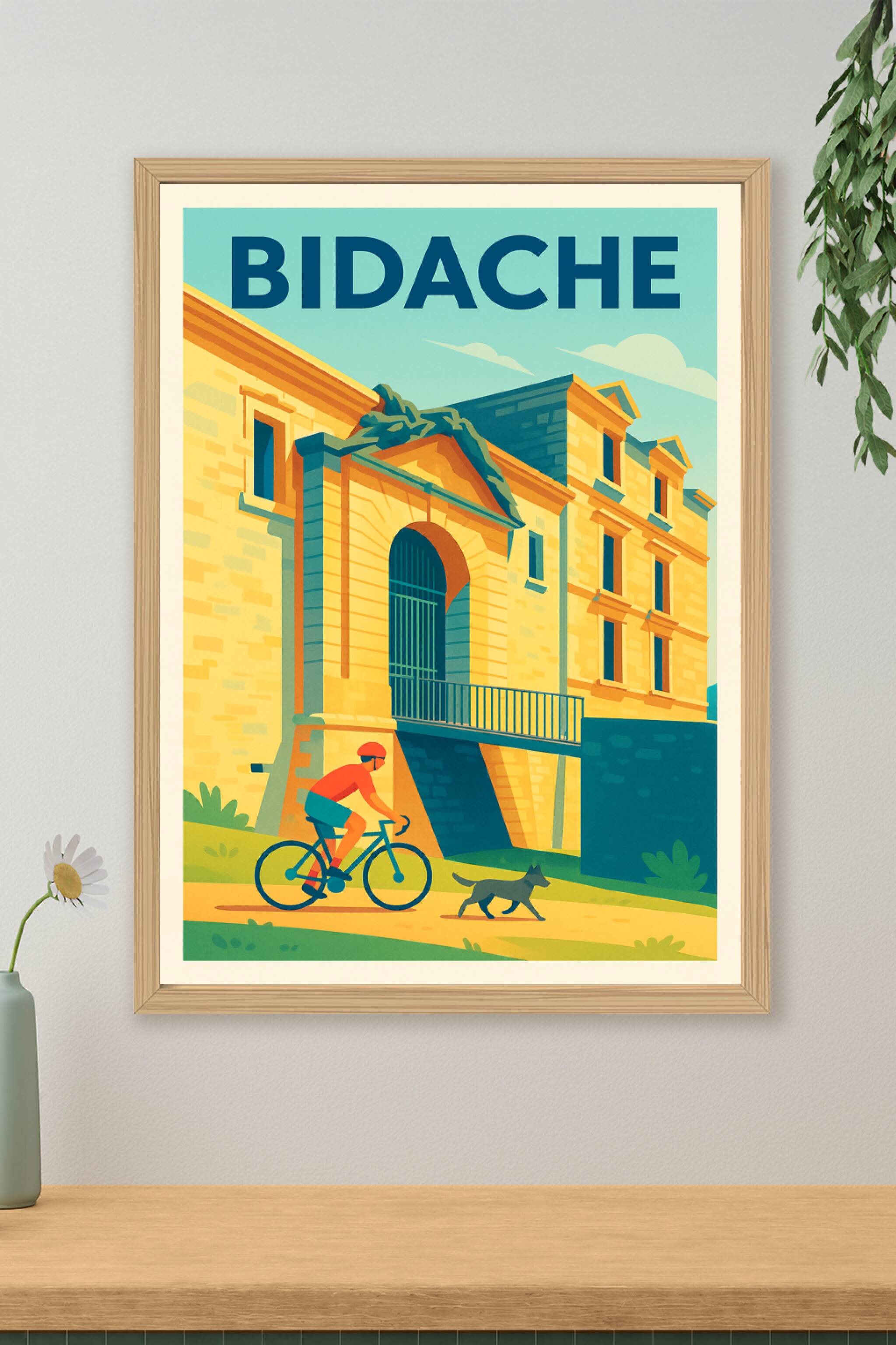 Affiche de Bidache - Charme historique et balade en pleine nature